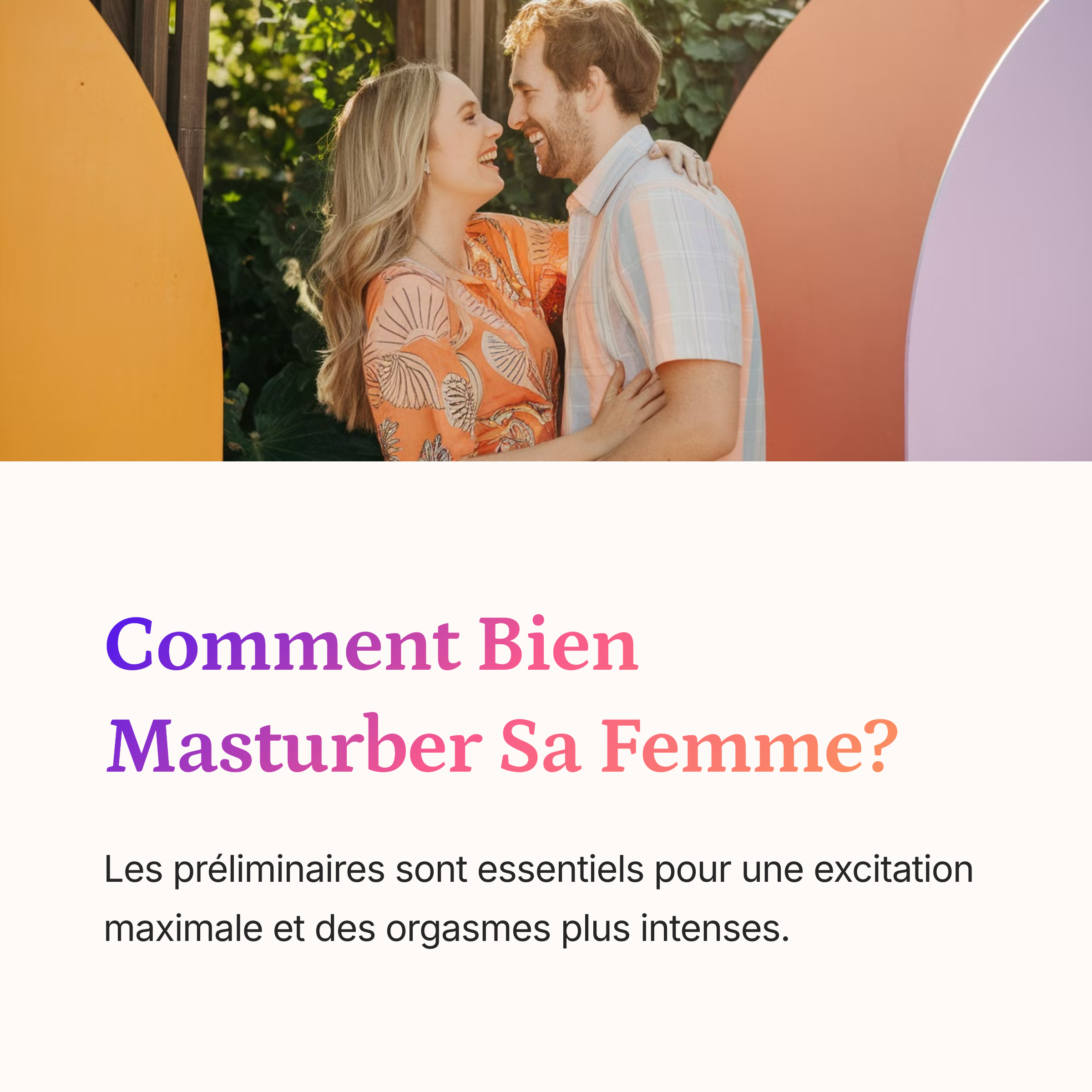 Comment Bien Masturber Sa Femme?