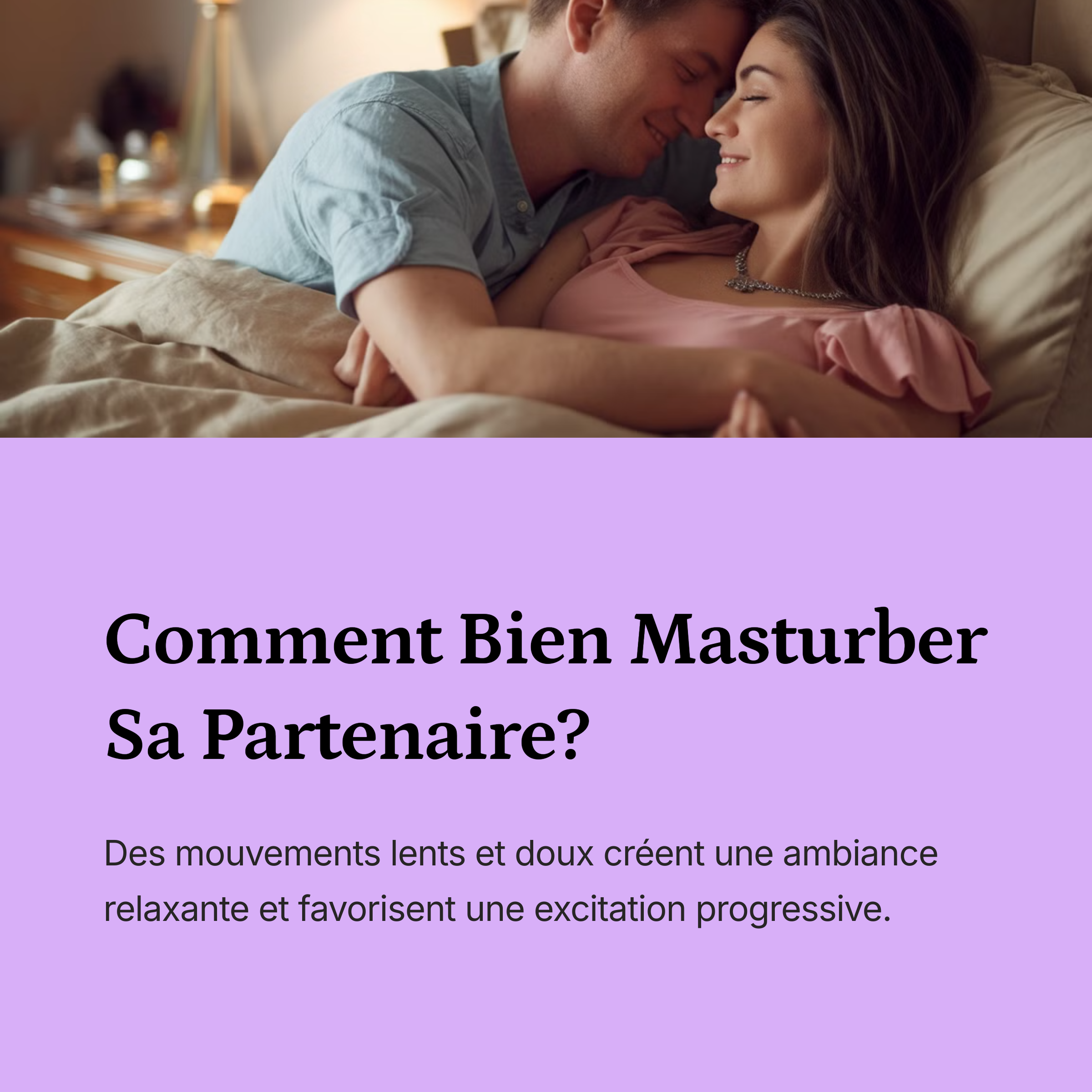 Comment Bien Masturber Sa Partenaire?