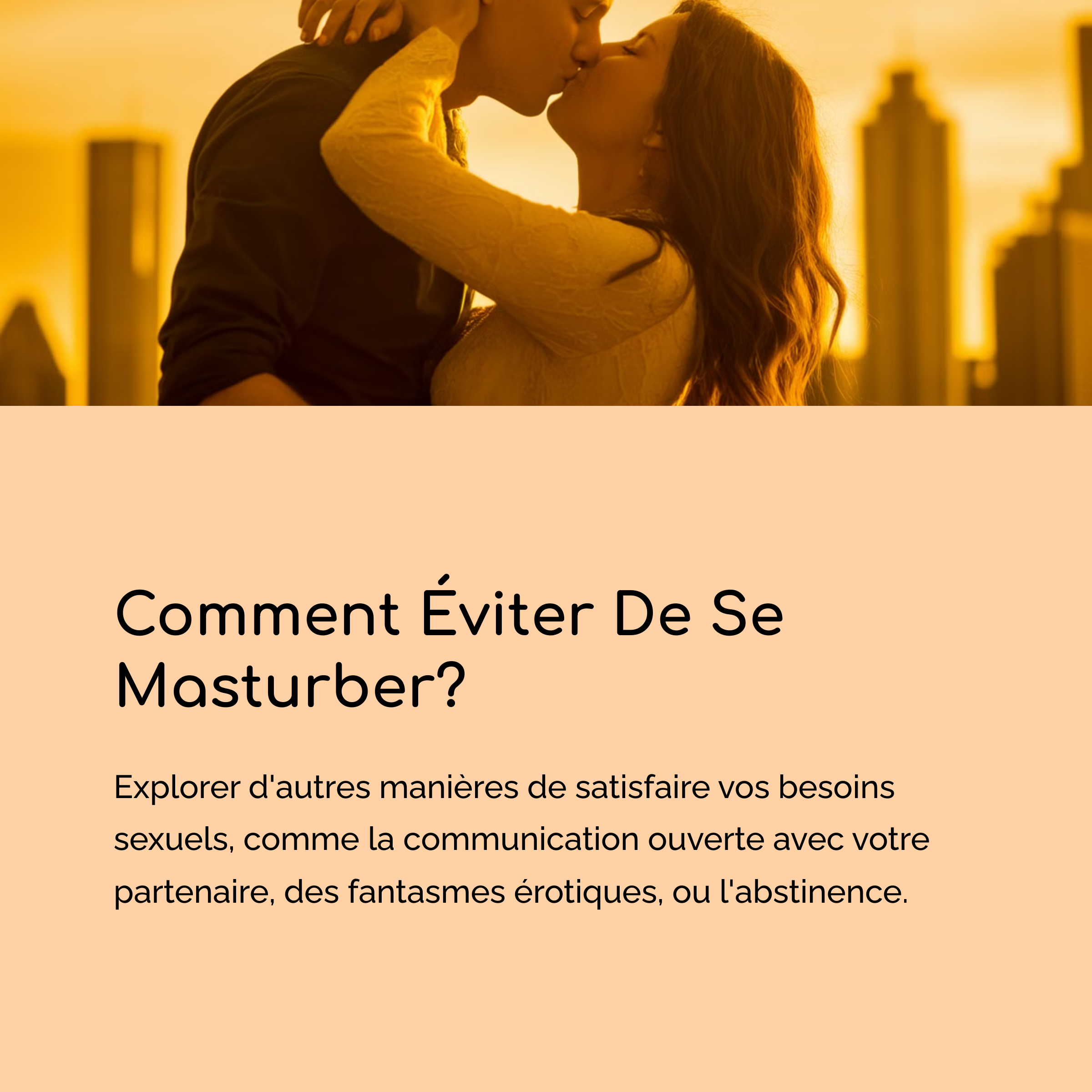 Comment Eviter De Se Masturber?
