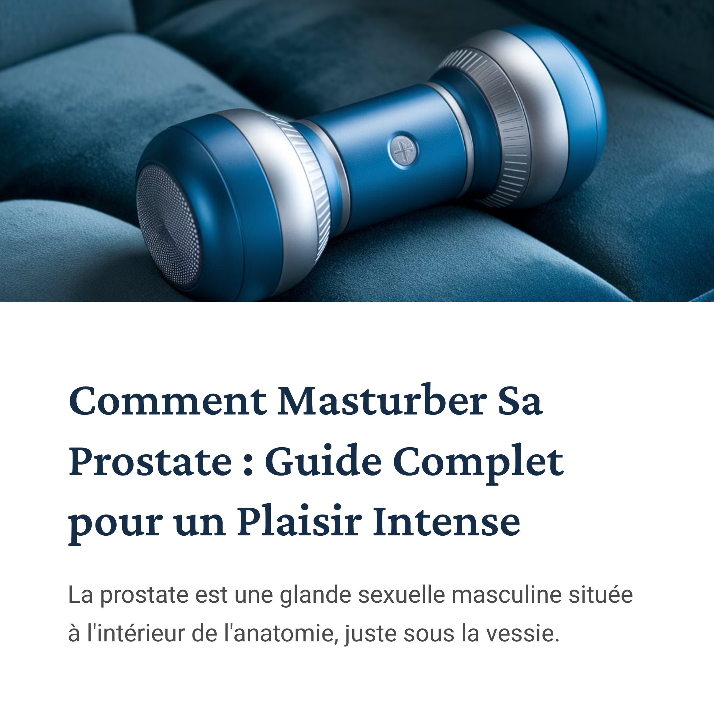 Comment Masturber Sa Prostate?