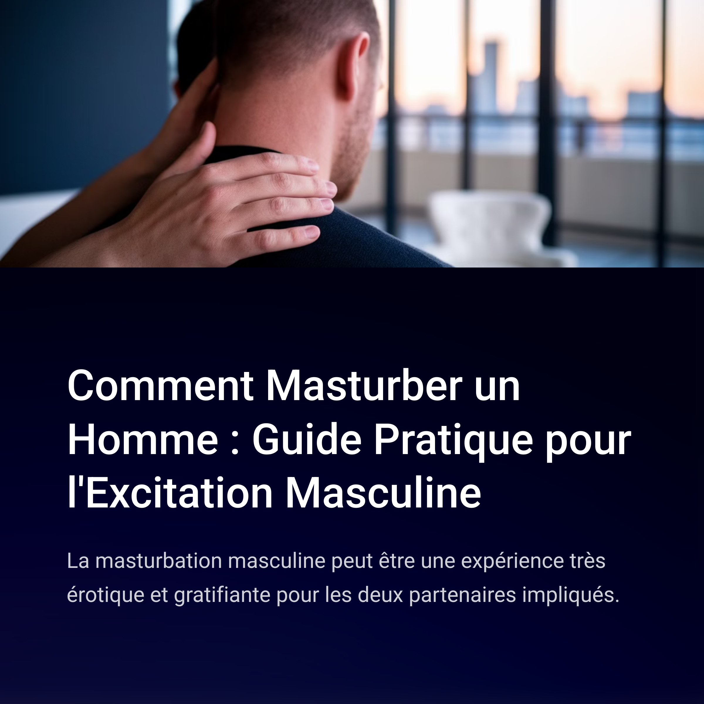 Comment Masturber Un Gars?