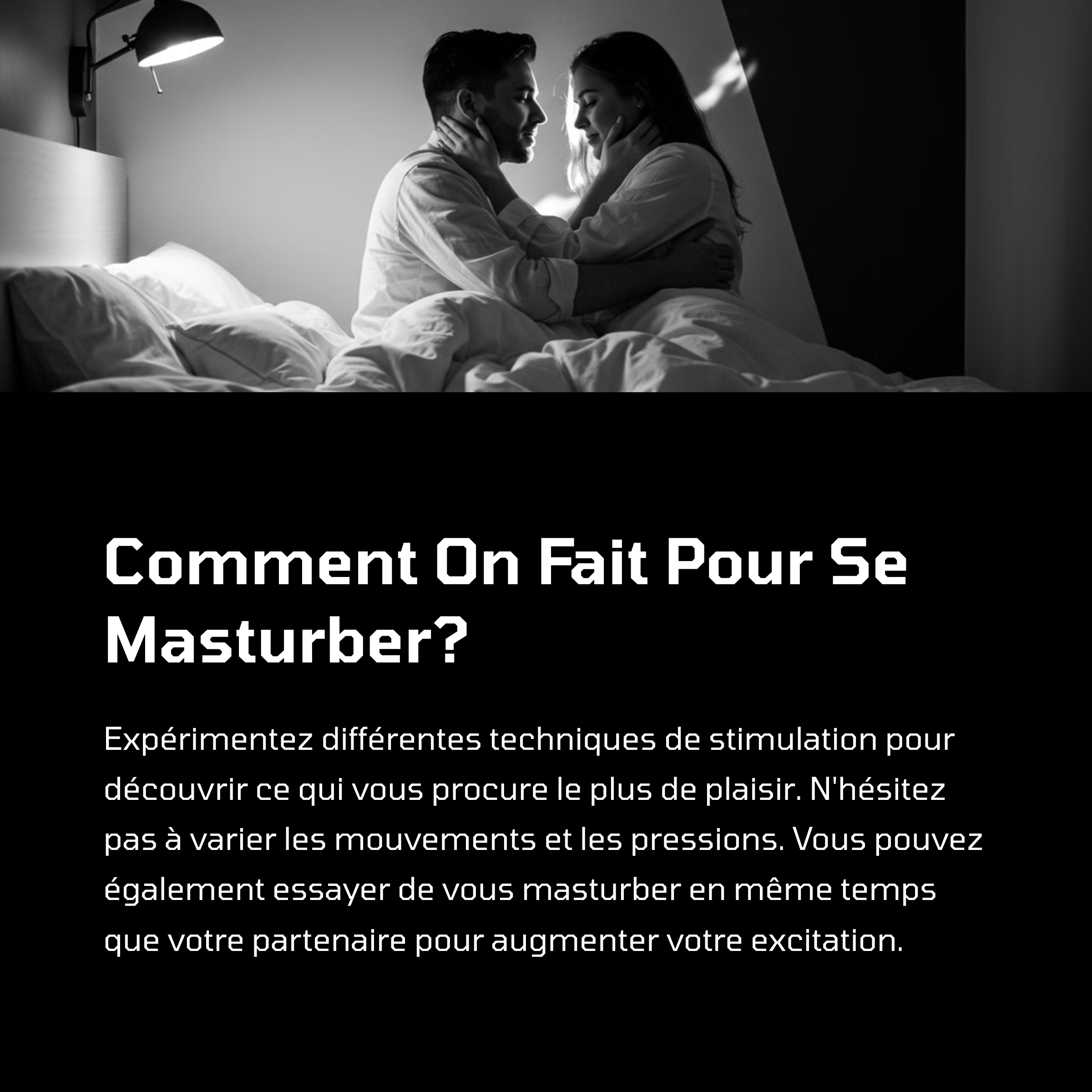 Comment On Fait Pour Se Masturber?