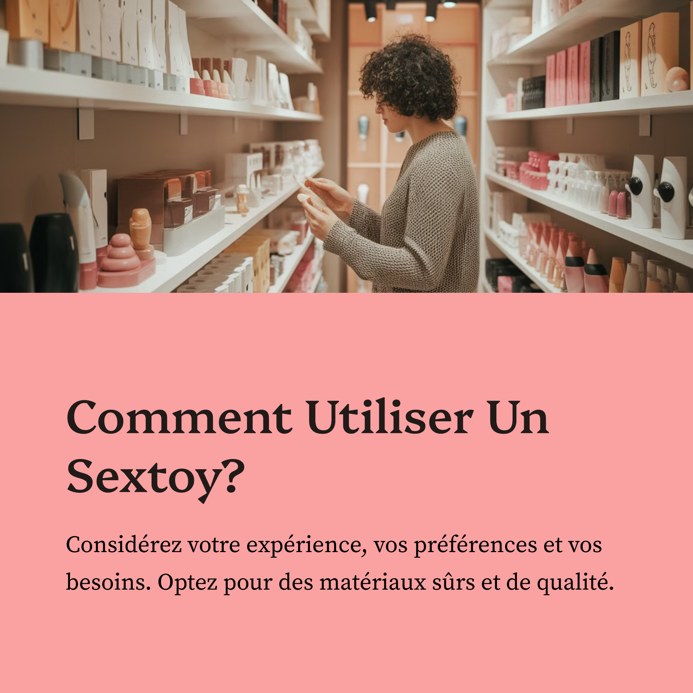 Comment Utiliser Un Sextoys?