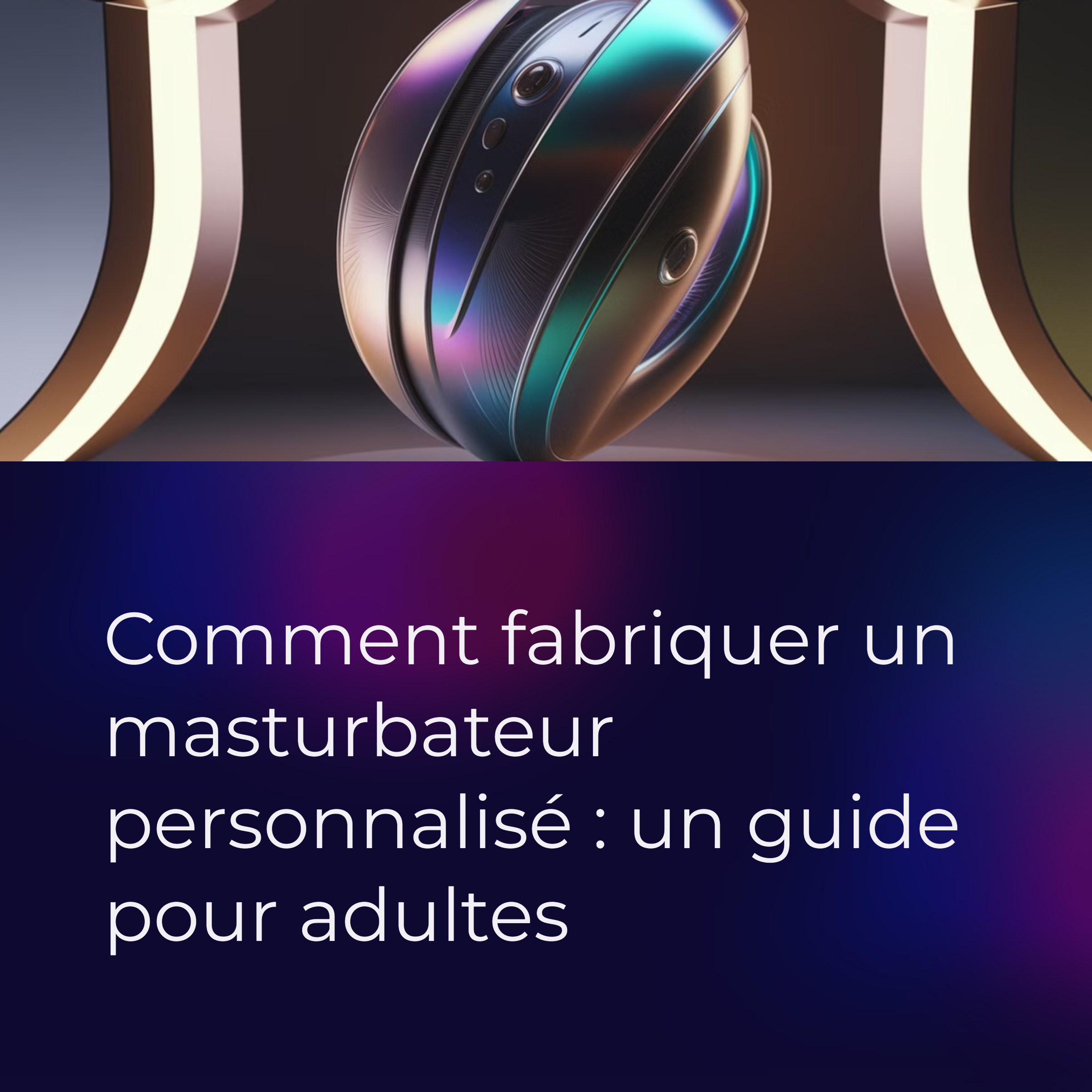 Comment Fabriquer Un Masturbateur?