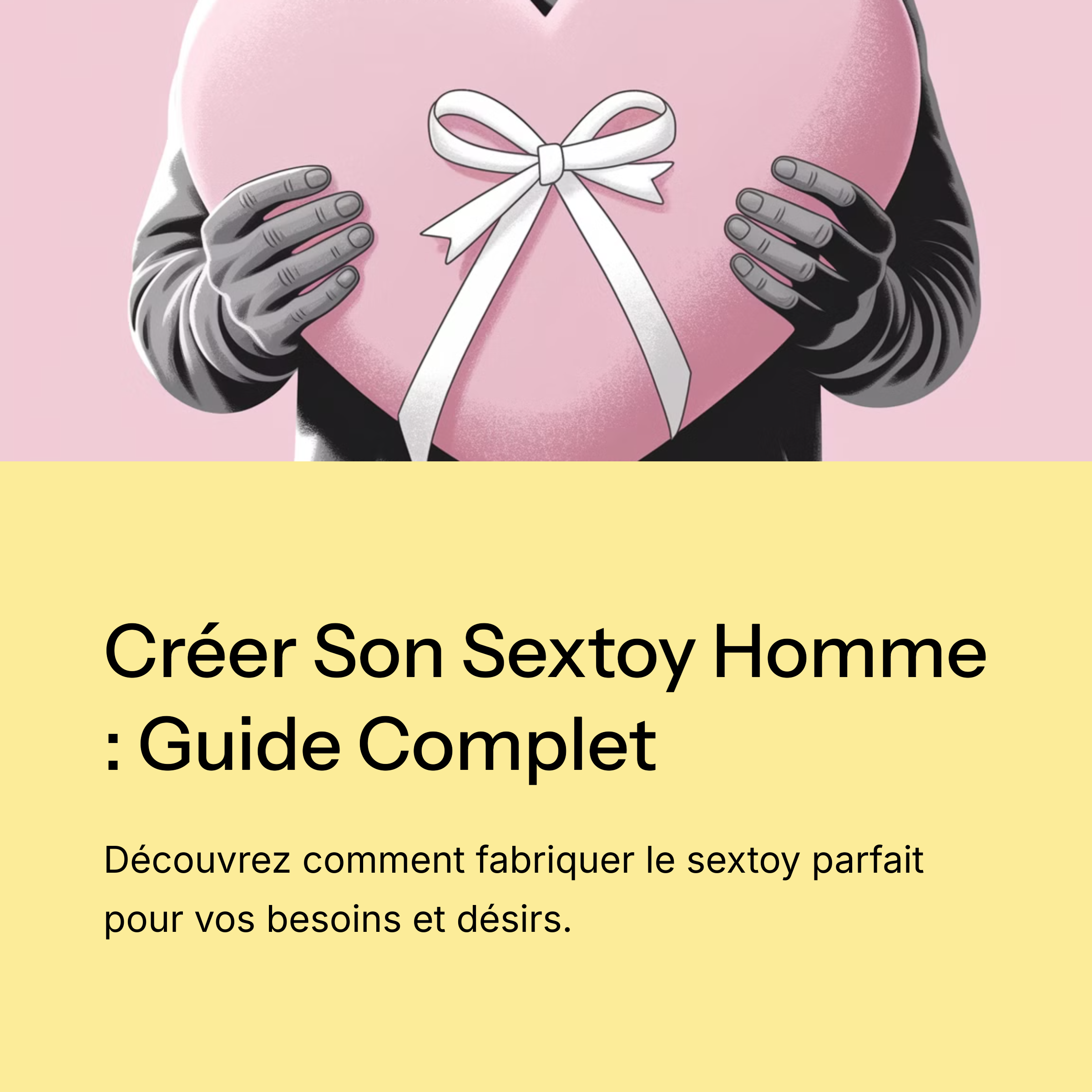 Comment Faire Un Sextoy Homme?