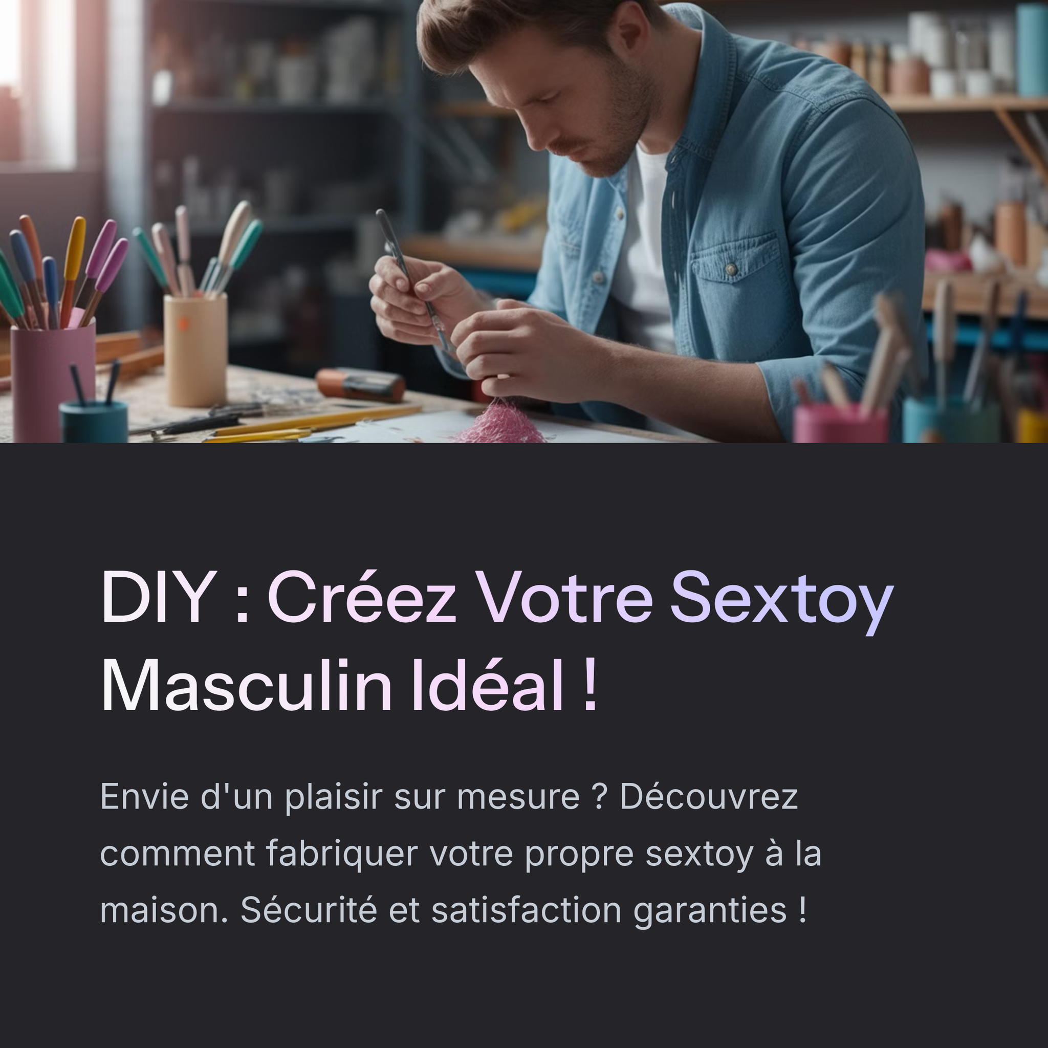 Comment Faire Un Sextoy Pour Homme Maison? | Boutique du plaisir Comment Faire Un Sextoy Pour Homme Maison? | Boutique du plaisir