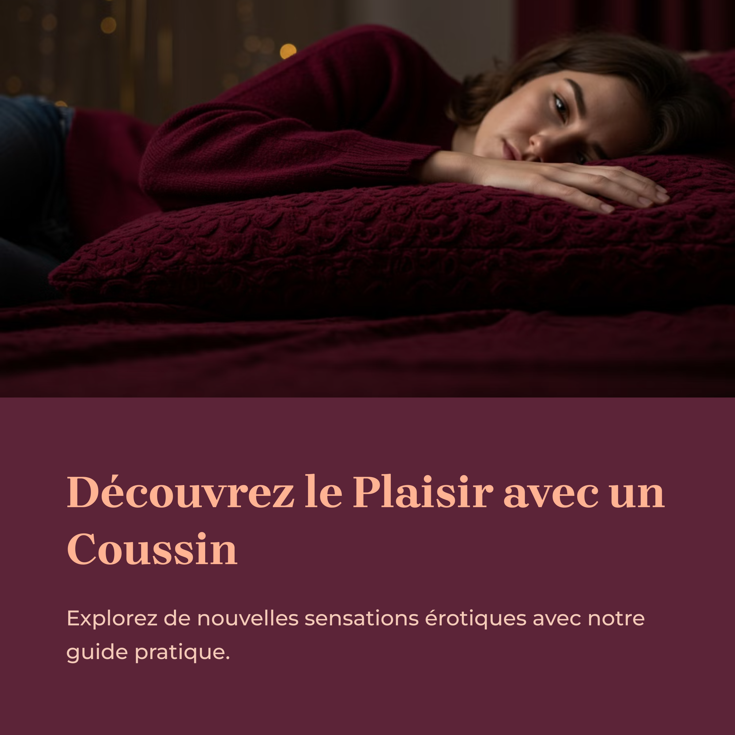 Comment Se Masturber Avec Un Coussin?