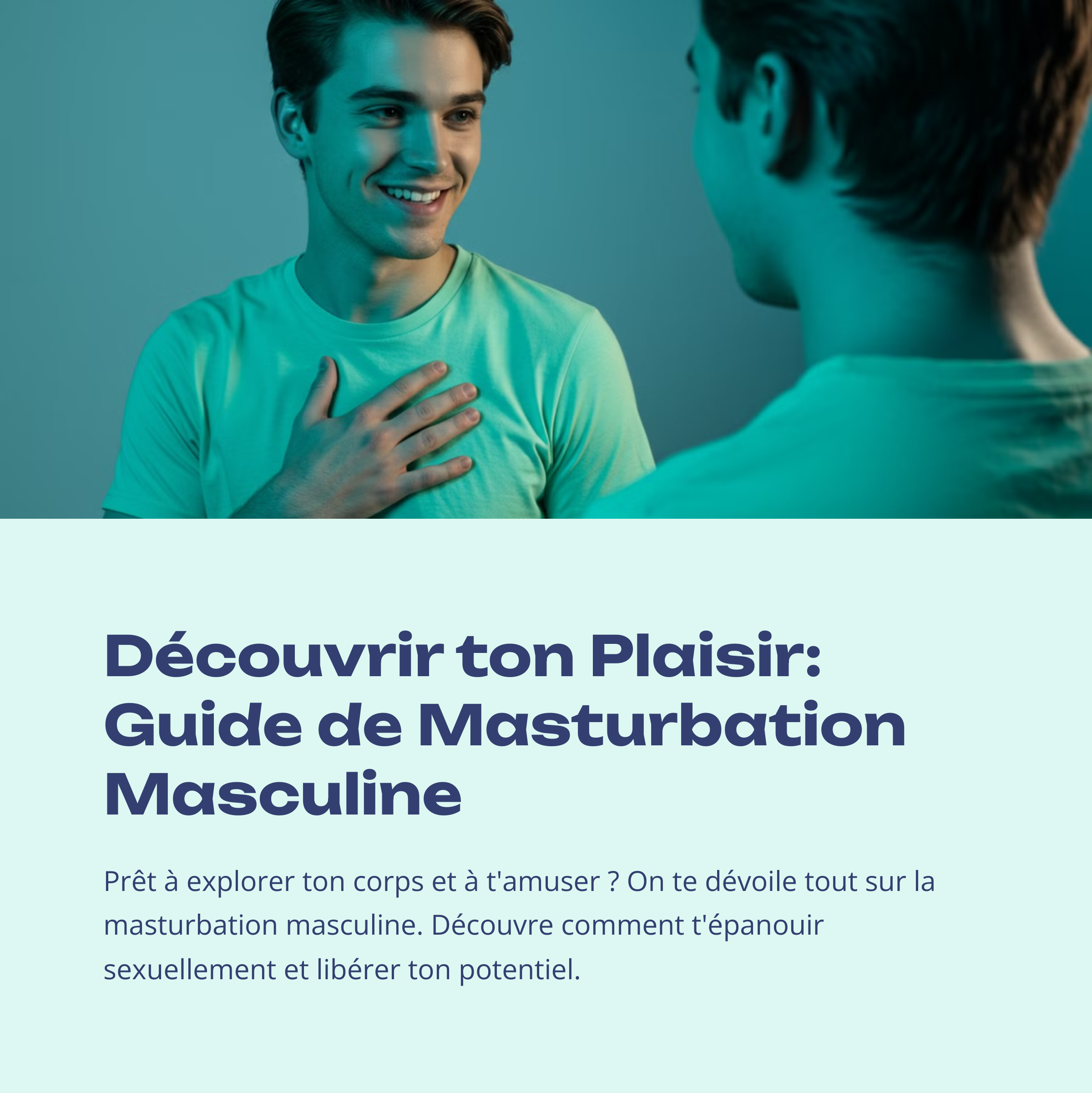 Comment Se Masturber Garcons?