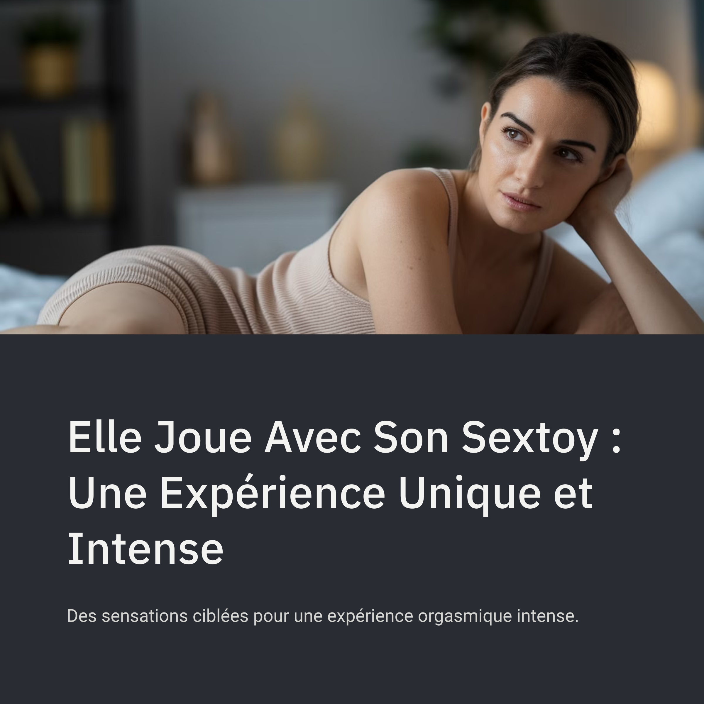 Elle Joue Avec Son Sextoy?