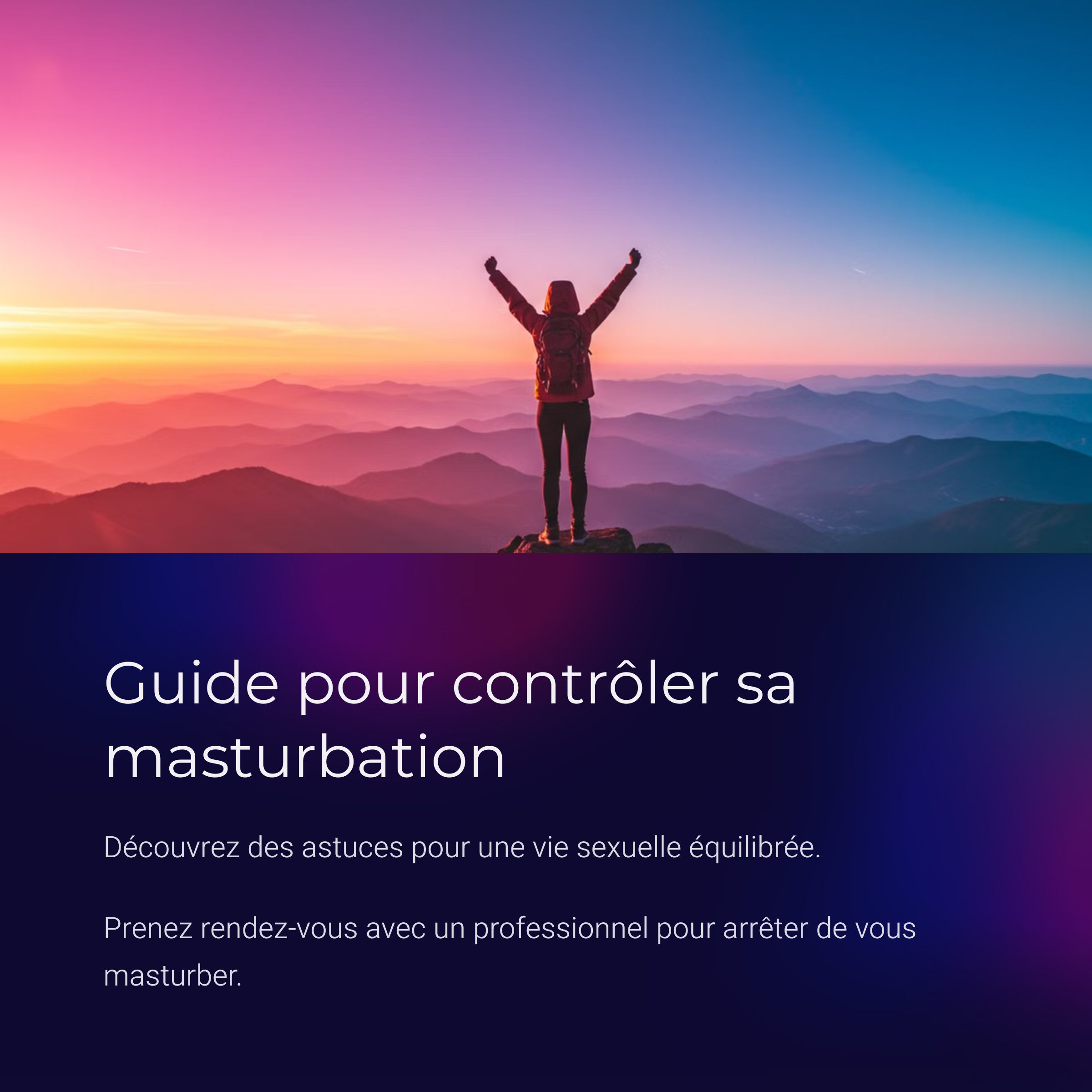 Comment Arrêter De Se Masturbé?