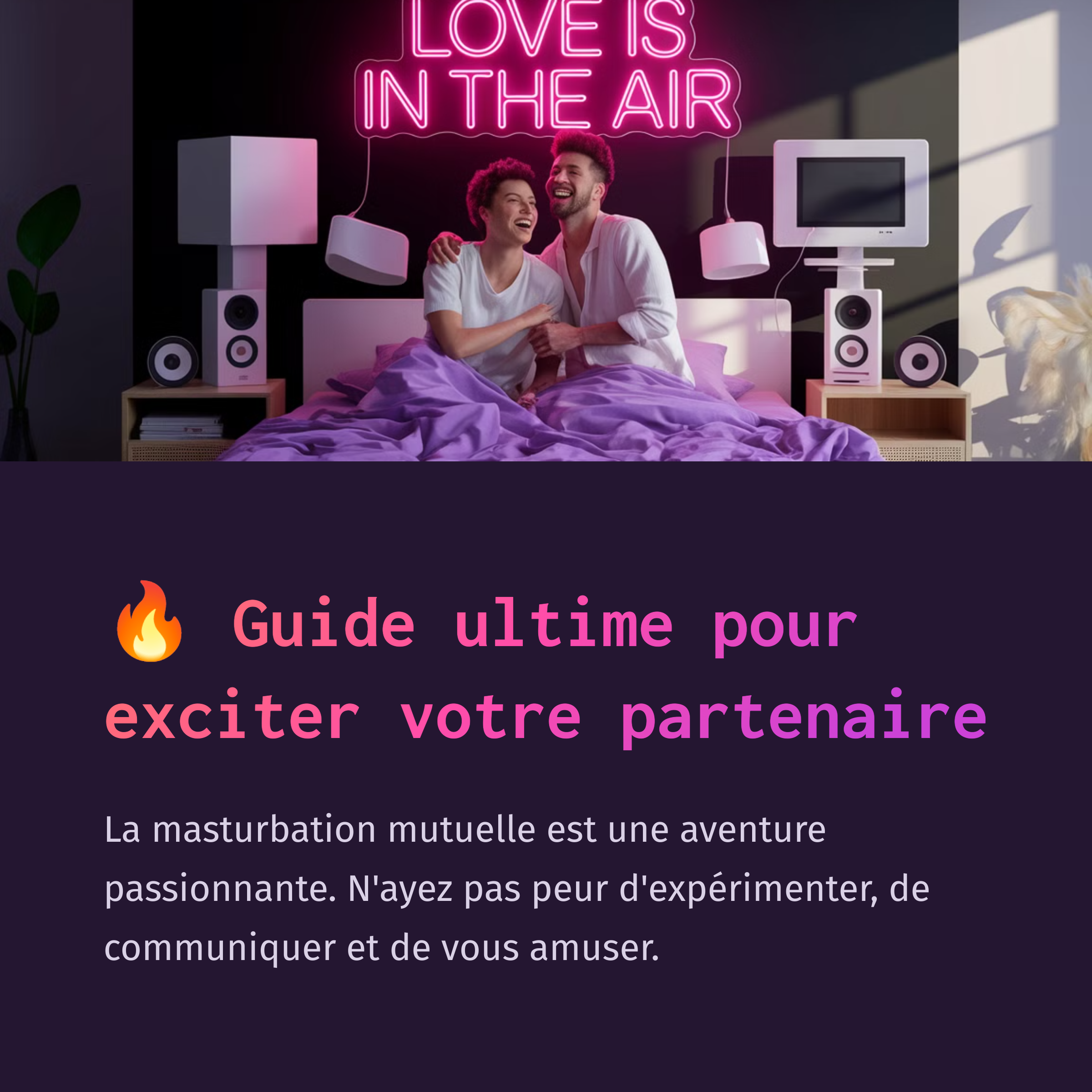 Comment Masturber Son Mec?