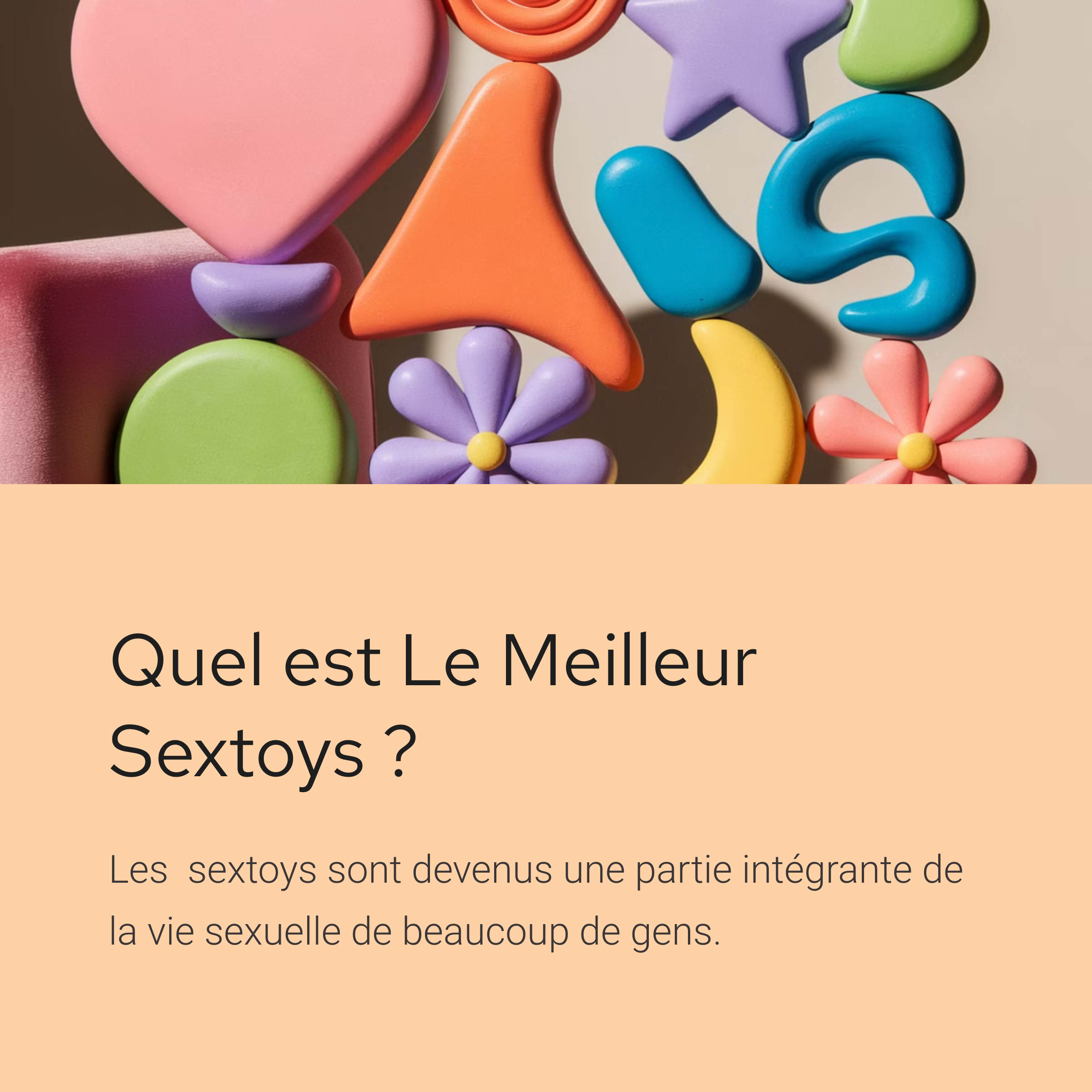 Quel Est Le Meilleur Sextoys?