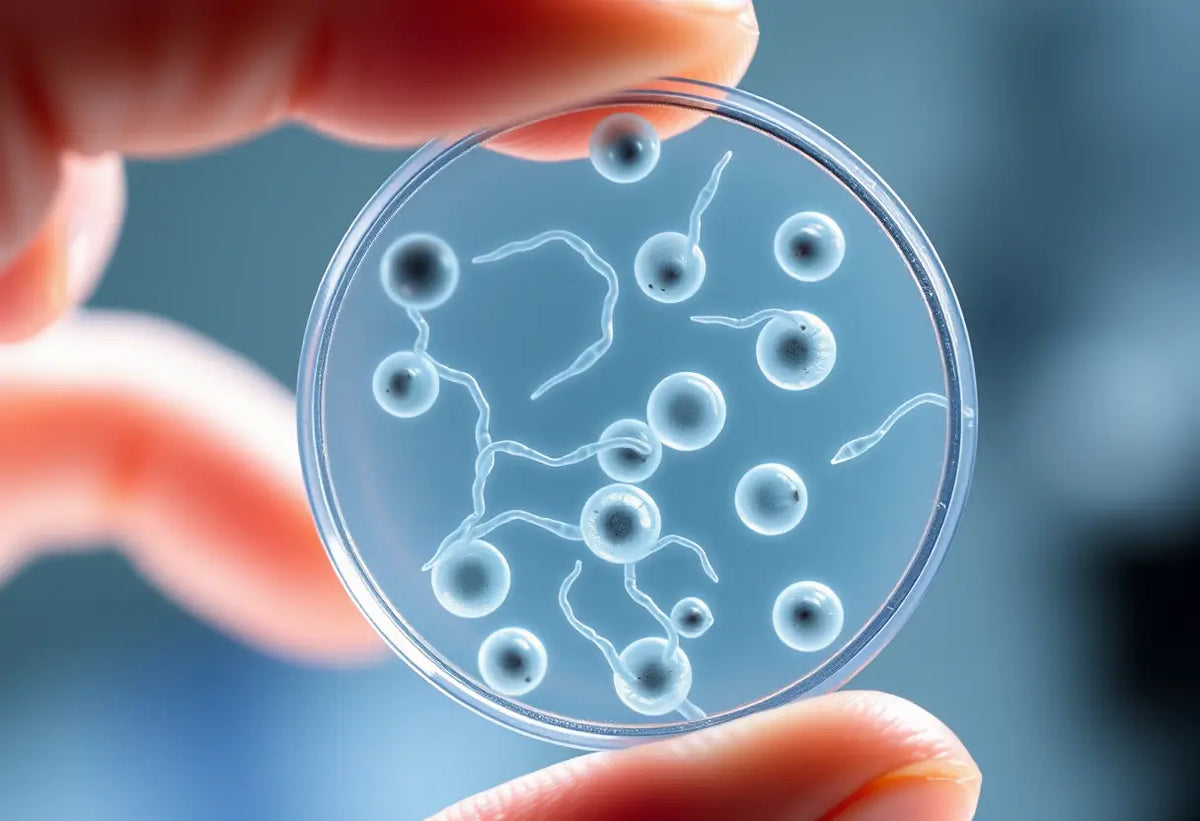 Microscope avec des cellules spermatiques diversifiées