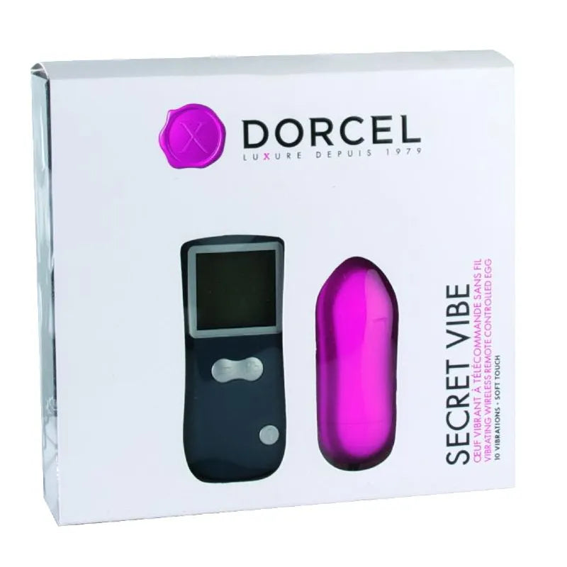 Oeuf Vibrant Télécommandé Marc Dorcel Secret Vibe 10 Modes Sans Fil Rose