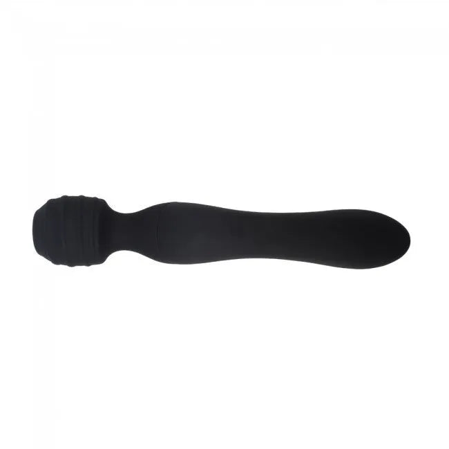 Stimulateur vibromasseur ergonomique double moteur silicone waterproof noir