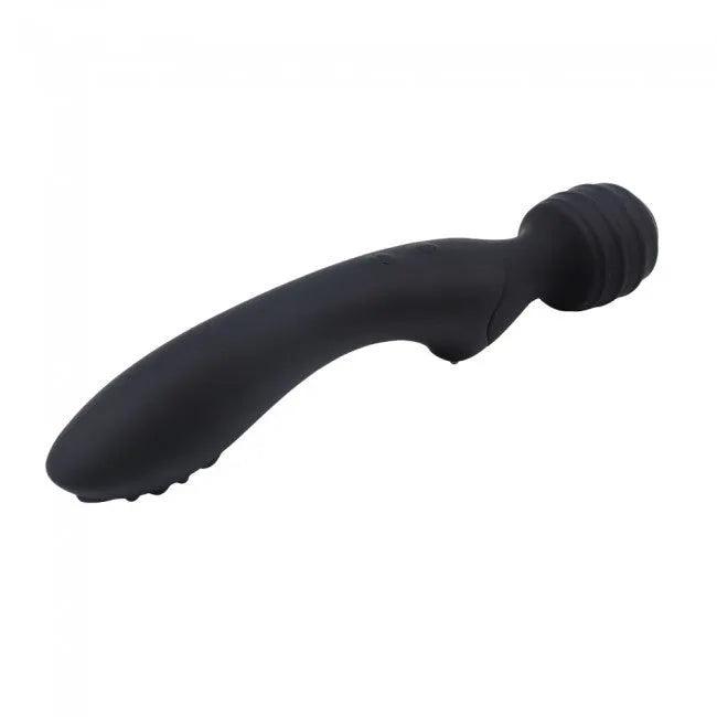 Stimulateur vibromasseur ergonomique double moteur silicone waterproof noir