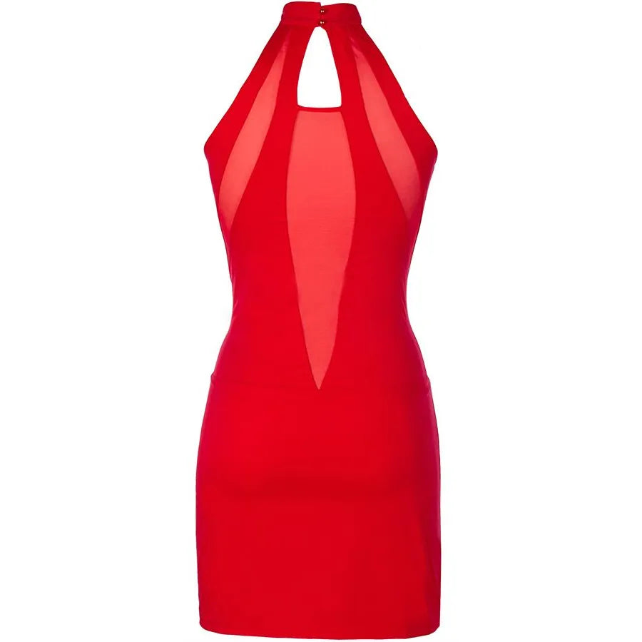 Robe rouge luxueuse microfibre tulle classique cadeau exceptionnel silhouette