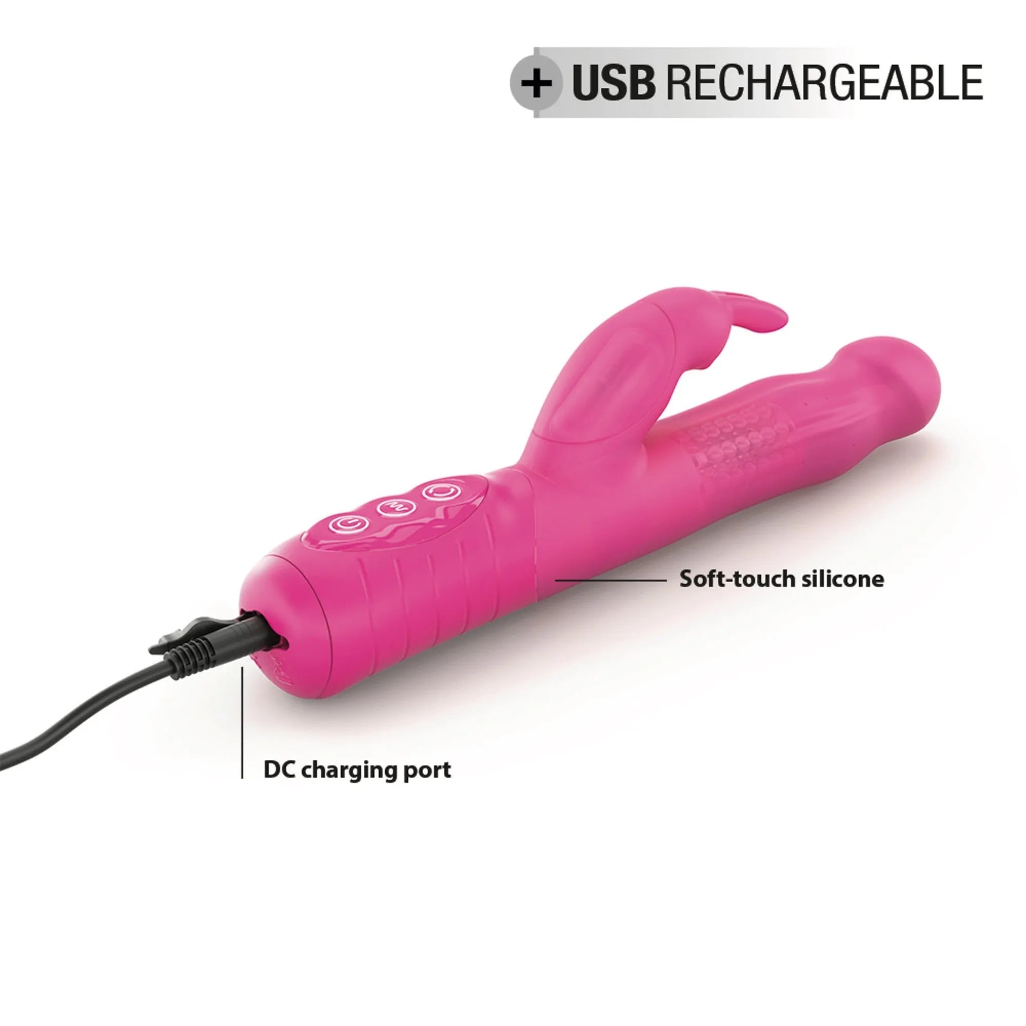 Vibromasseur Dorcel Baby Rabbit 21 cm 2.0 - Rose
