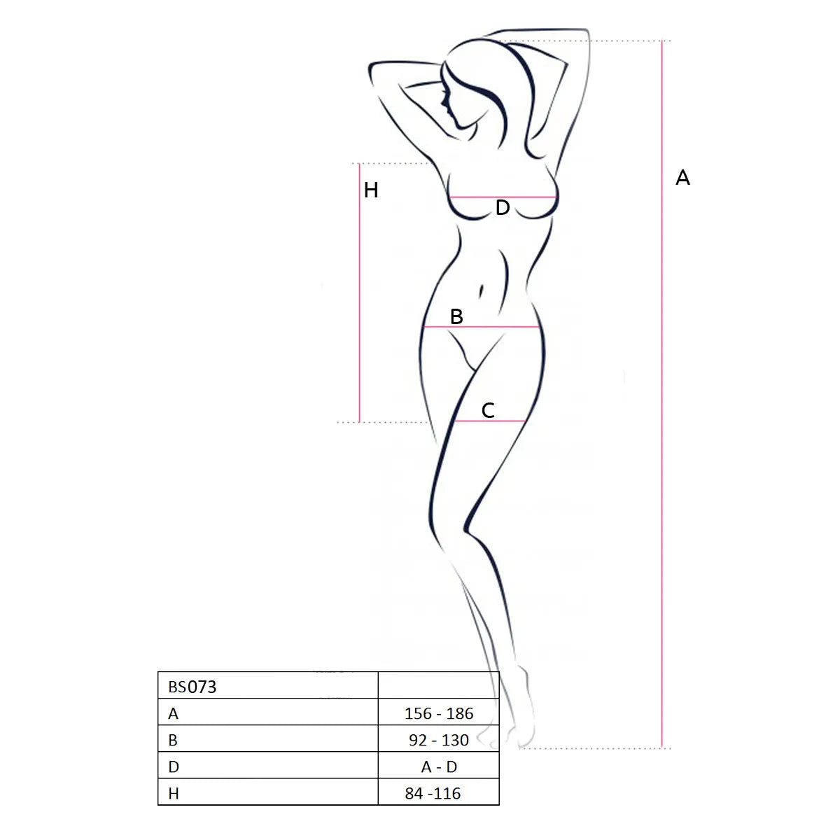 Robe noire BS073B Passion, ouverture avant entrecroisée, taille unique 36-42, élégante et sexy, tissu élastique.