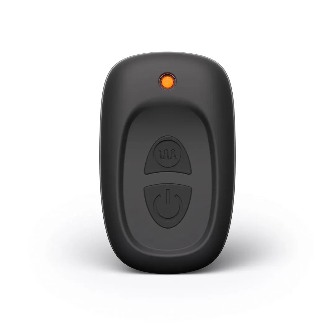 Plug anal silicone noir avec cockring télécommandé vibrations multiples
