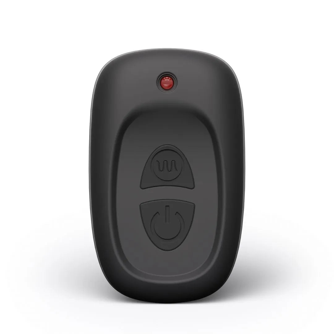 Plug anal silicone noir avec cockring télécommandé vibrations multiples