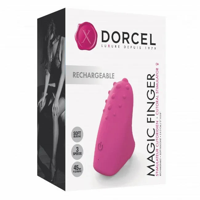 Stimulateur Magic Finger - Rose