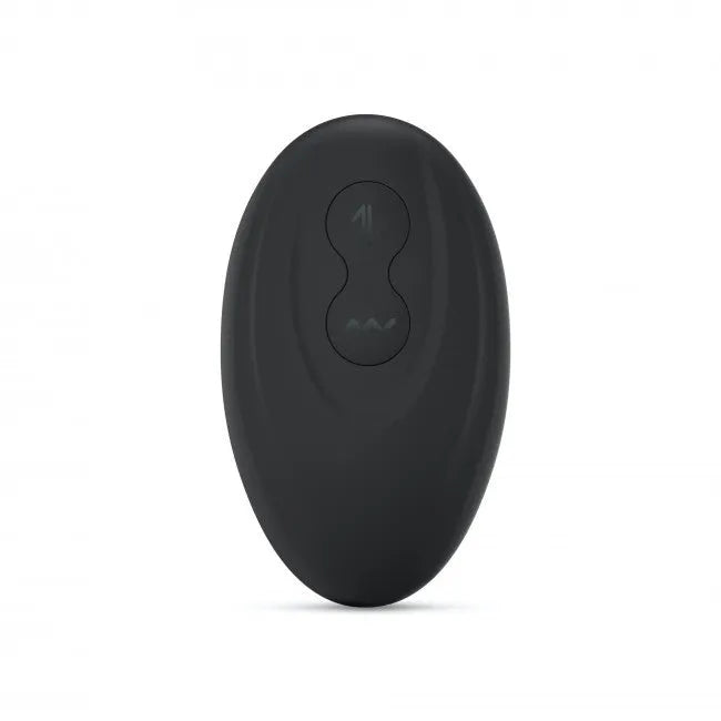 Plug anal va-et-vient vibrant silicone télécommande modes plaisir noir