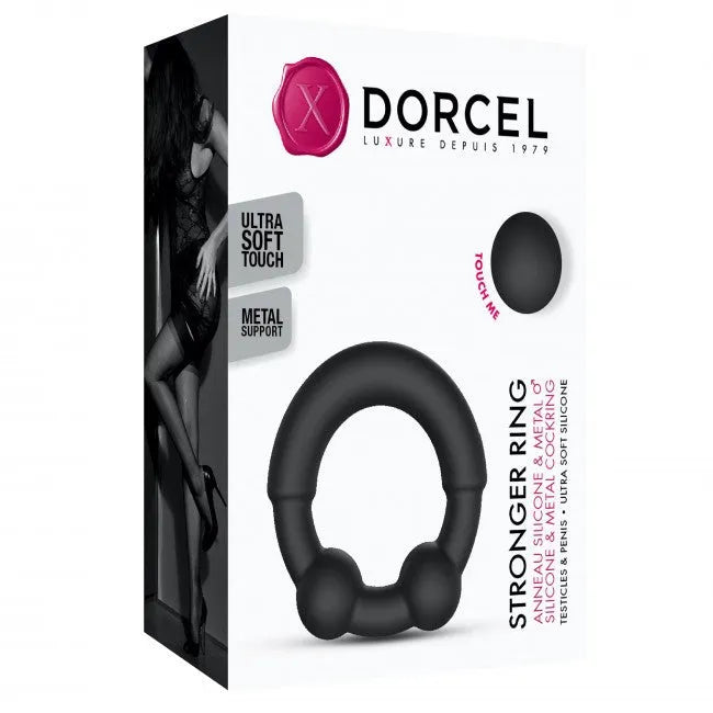 Cockring Stronger ring Dorcel - Noir
