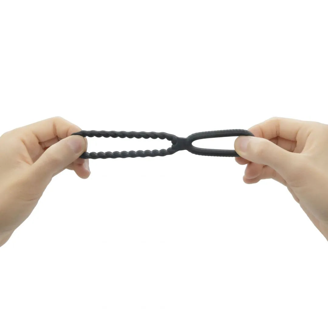 Cockring Dual ring Dorcel - Noir