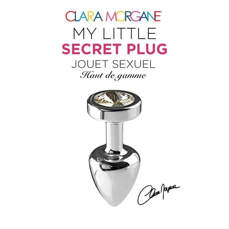 plug anal medium aluminium waterproof blanc pour couple 7 cm