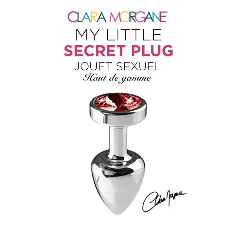 Plug anal aluminium waterproof rouge medium 7 cm pour couple