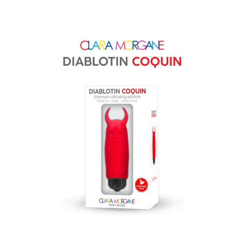 Mini vibromasseur Diablotin Coquin Clara Morgane - Rouge