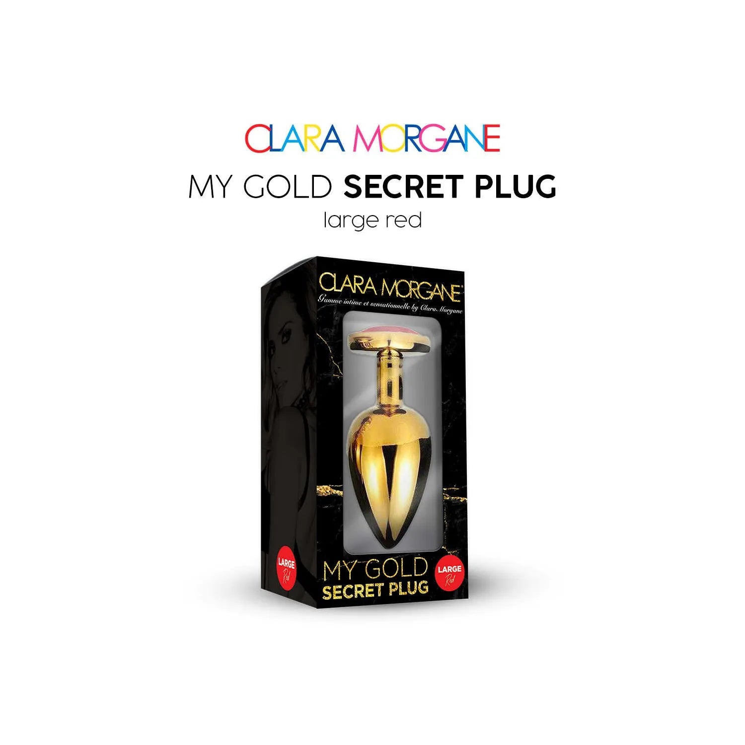 My Gold Secret Plug Aluminium Taille Large Medium Small Gold