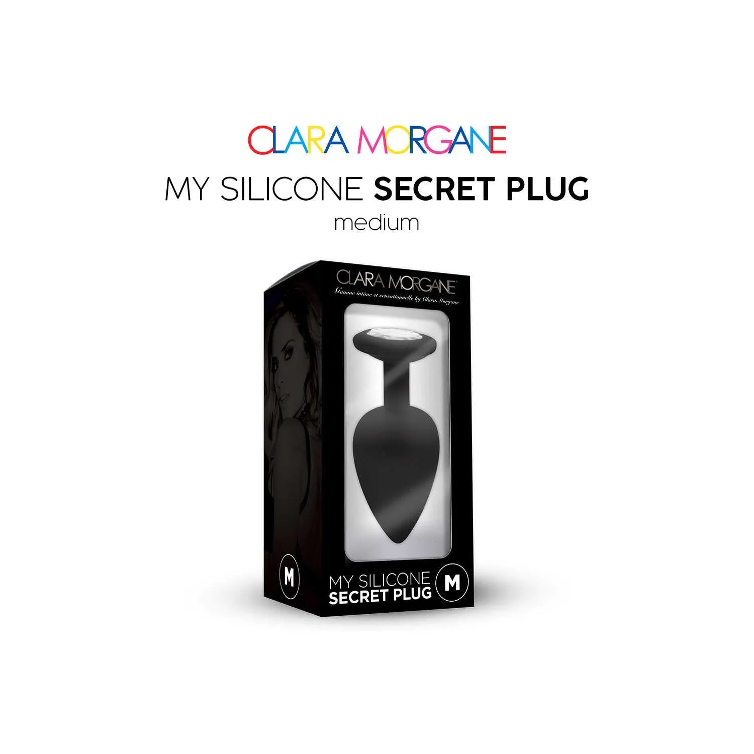Plug anal silicone noir taille small medium large discret confort