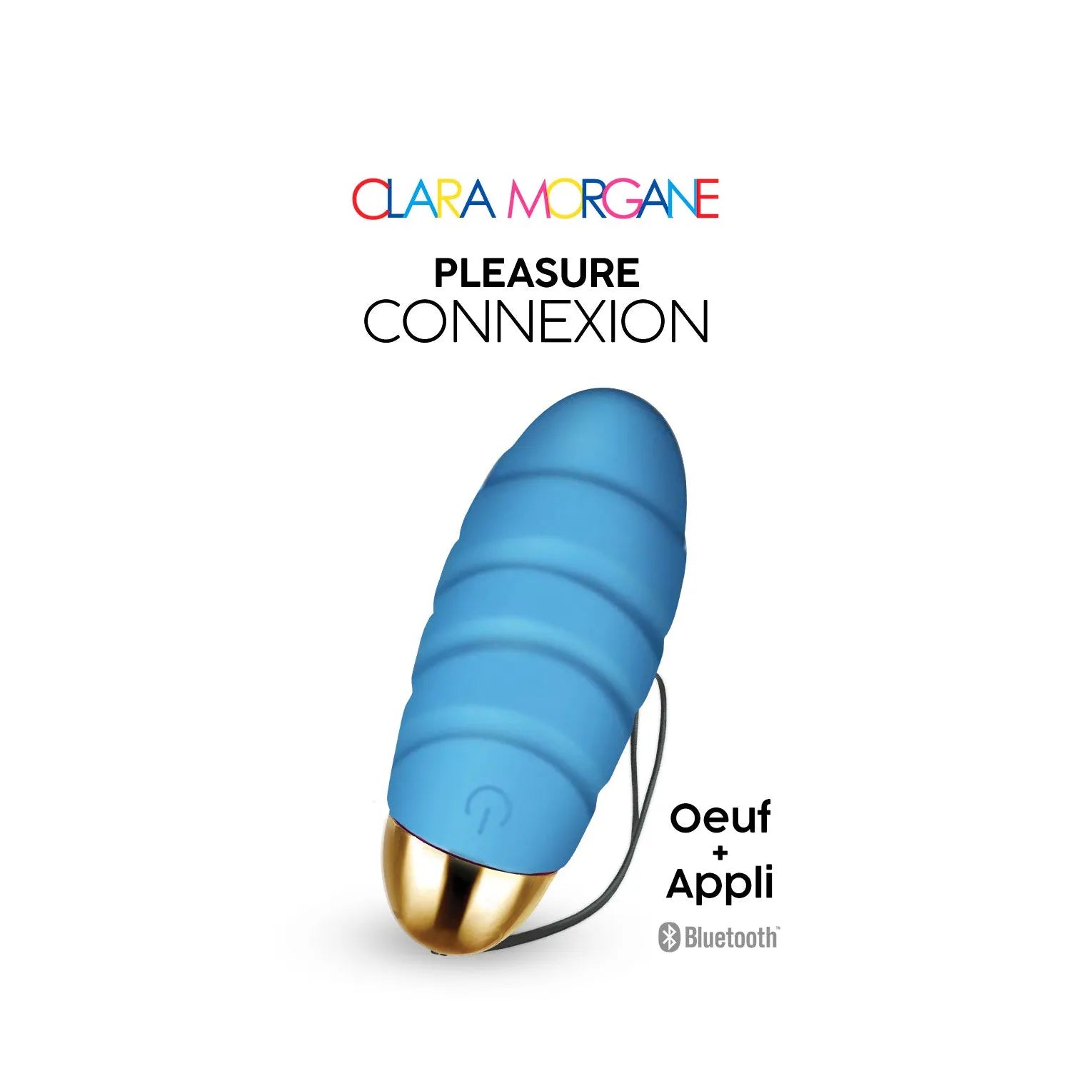 Oeuf vibrant connecté silicone médical bleu application PLAYTOY distance couples