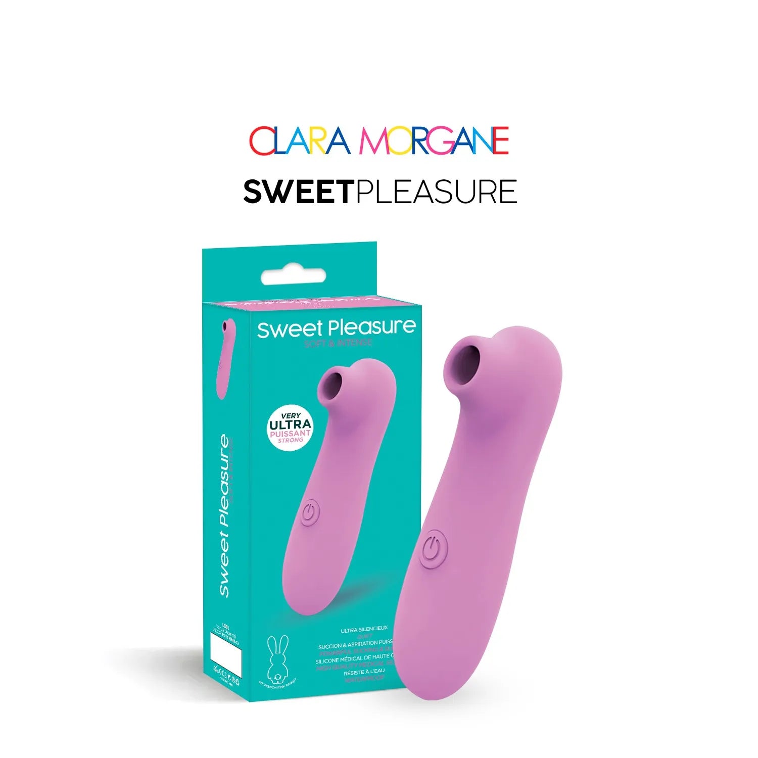 Sweet Pleasure Rose stimulateur clitoridien intense 10 modes succion silicone waterproof