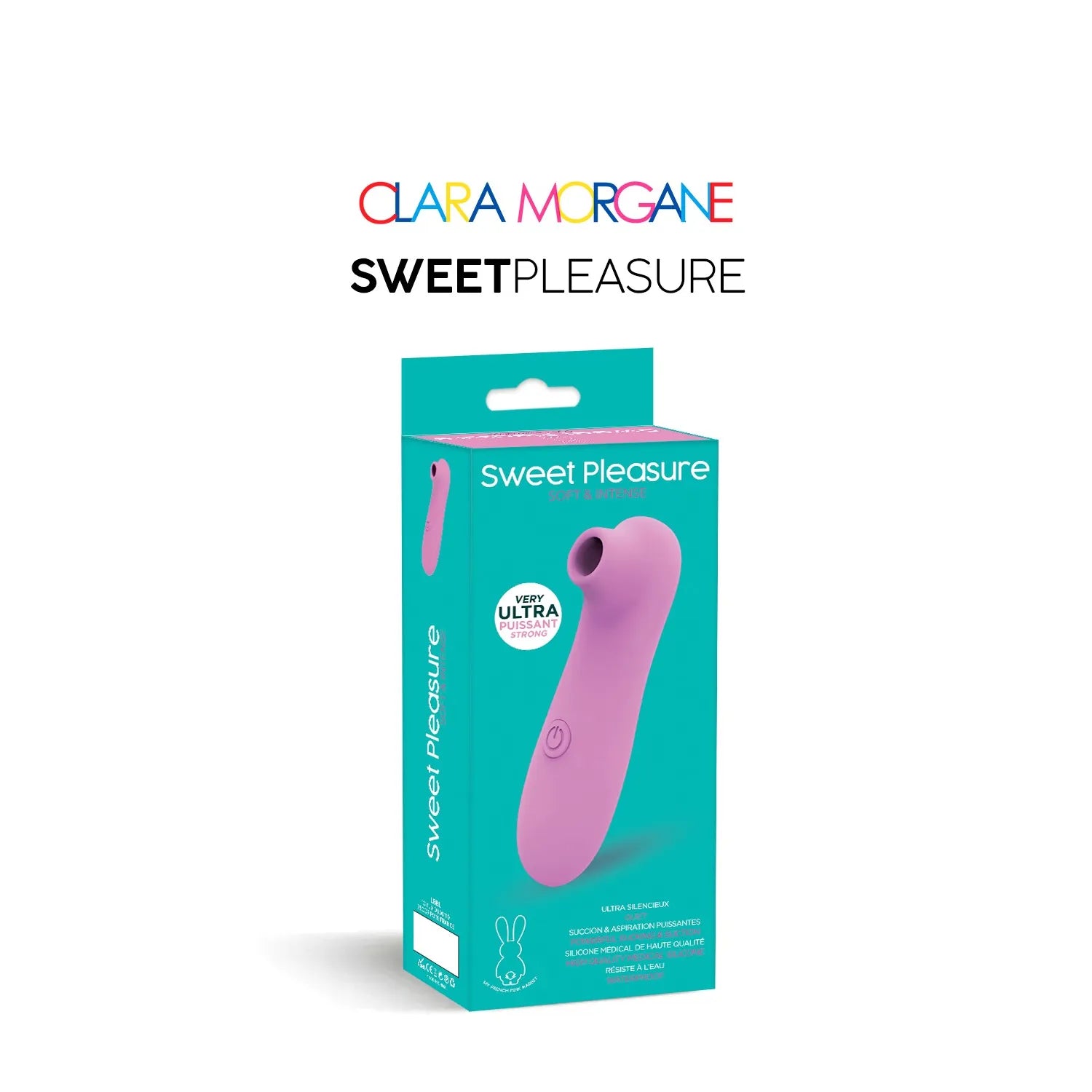 Sweet Pleasure Rose stimulateur clitoridien intense 10 modes succion silicone waterproof