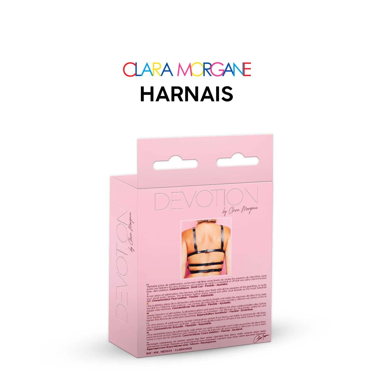 Harnais Eros Clara Morgane - Noir