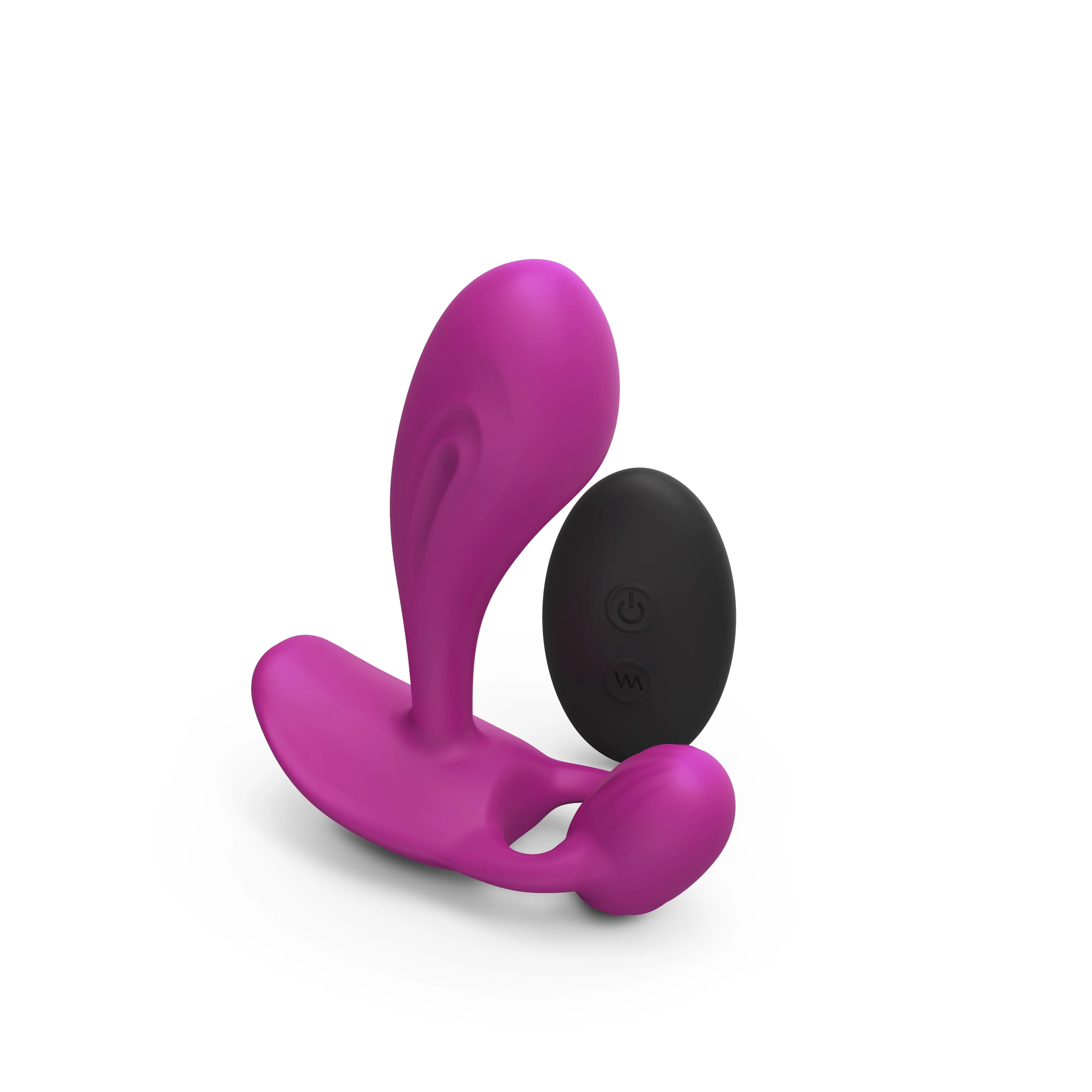 Witty vibromasseur waterproof silicone velours stimulation point G P clitoridien télécommande