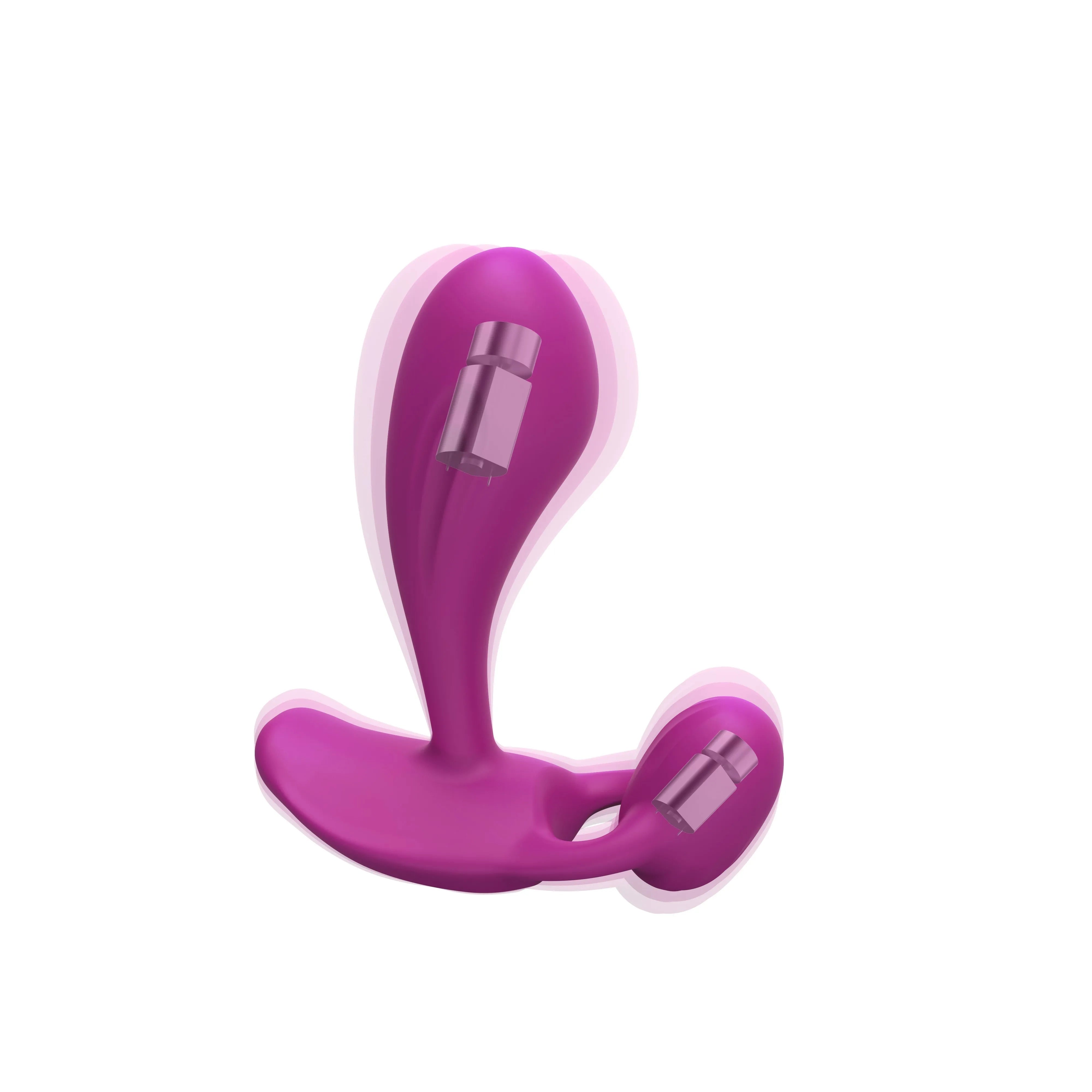 Witty vibromasseur waterproof silicone velours stimulation point G P clitoridien télécommande