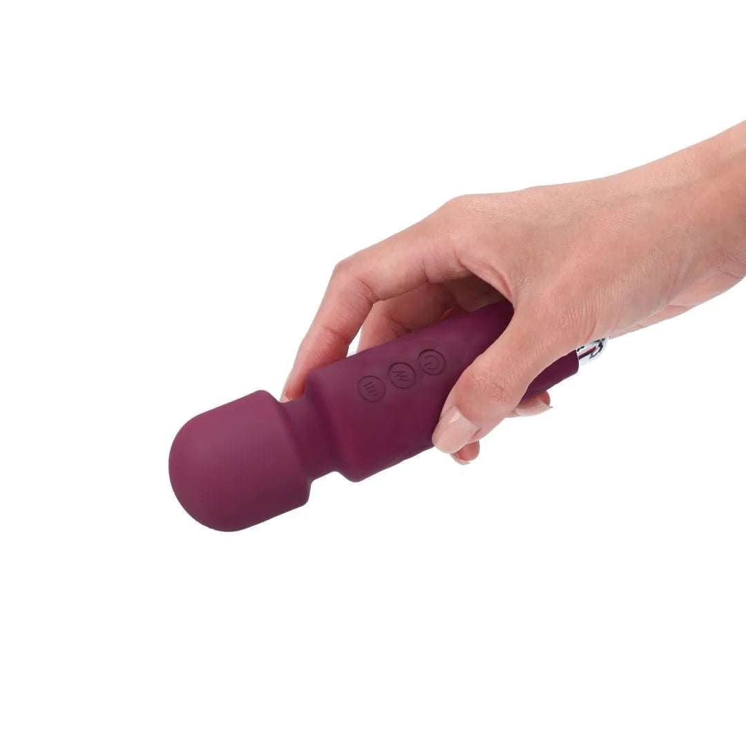 Mini Wanderful Dorcel Silicone Rechargeable Vibromasseur Voyage Prune Argent 20 Modes