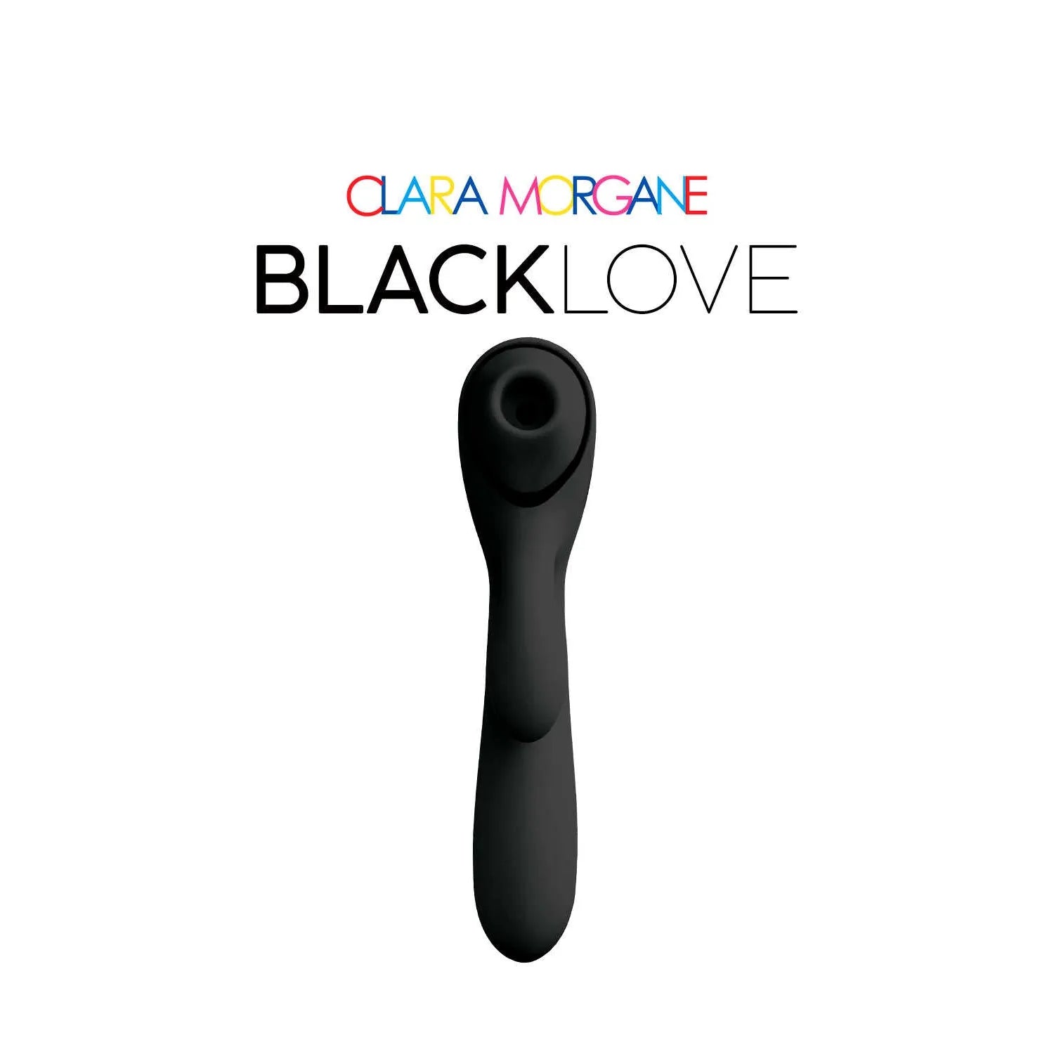 Stimulateur clitoridien rabbit noir en silicone médical, design ergonomique, waterproof et rechargeable.