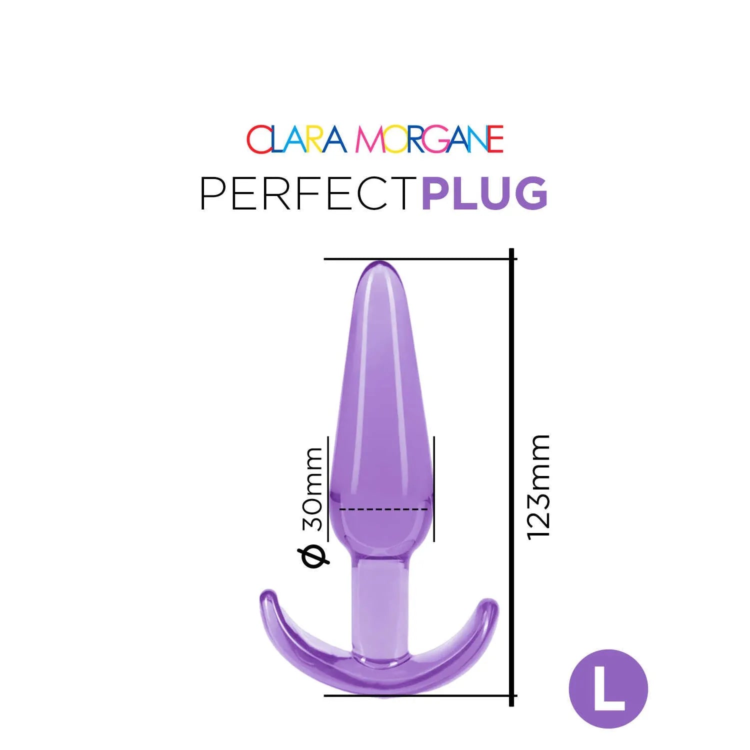 Plug anal jelly doux ultra souple large waterproof homme femme sans phtalates