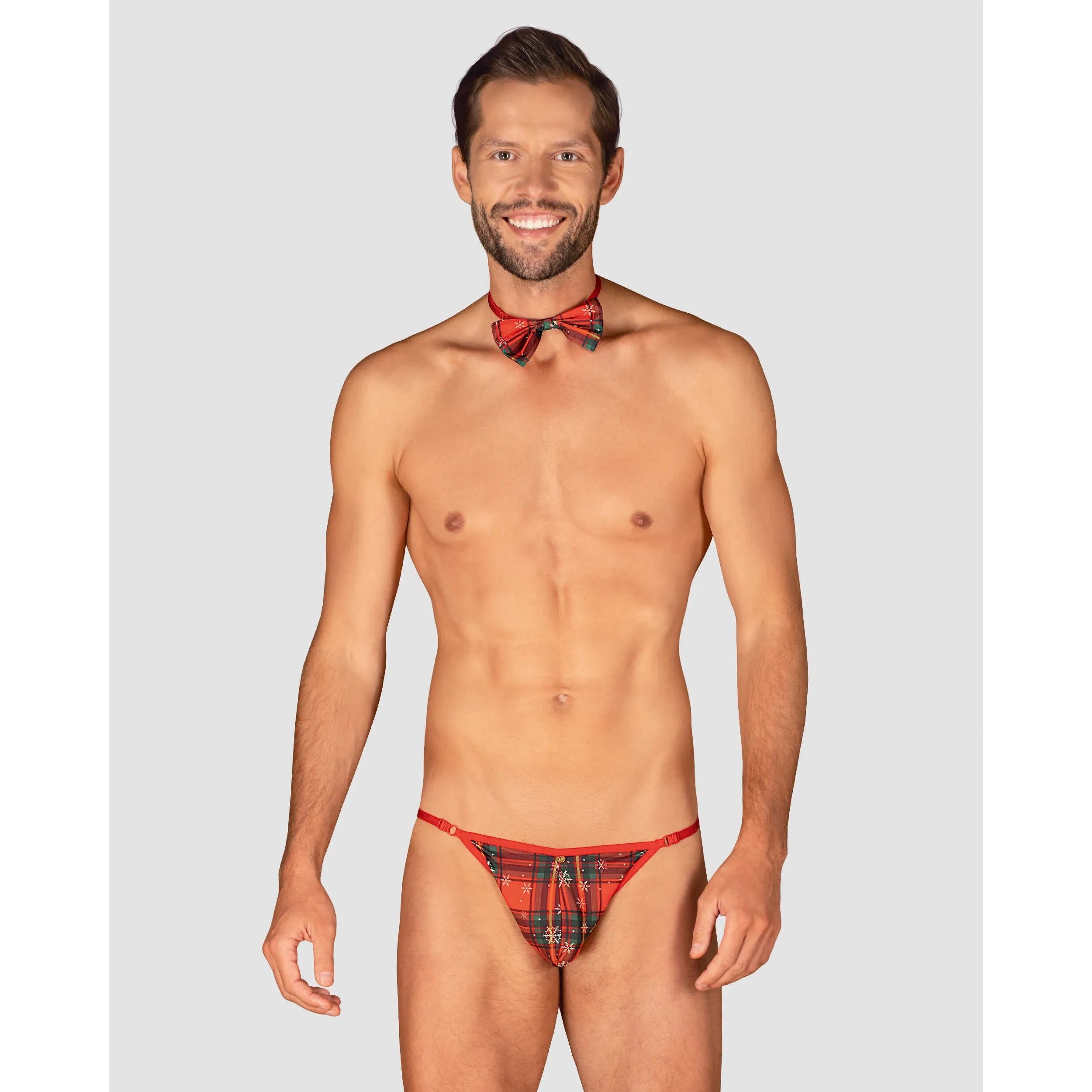 String noeud papillon Noël ajustable rouge séduisant cadeau amusant