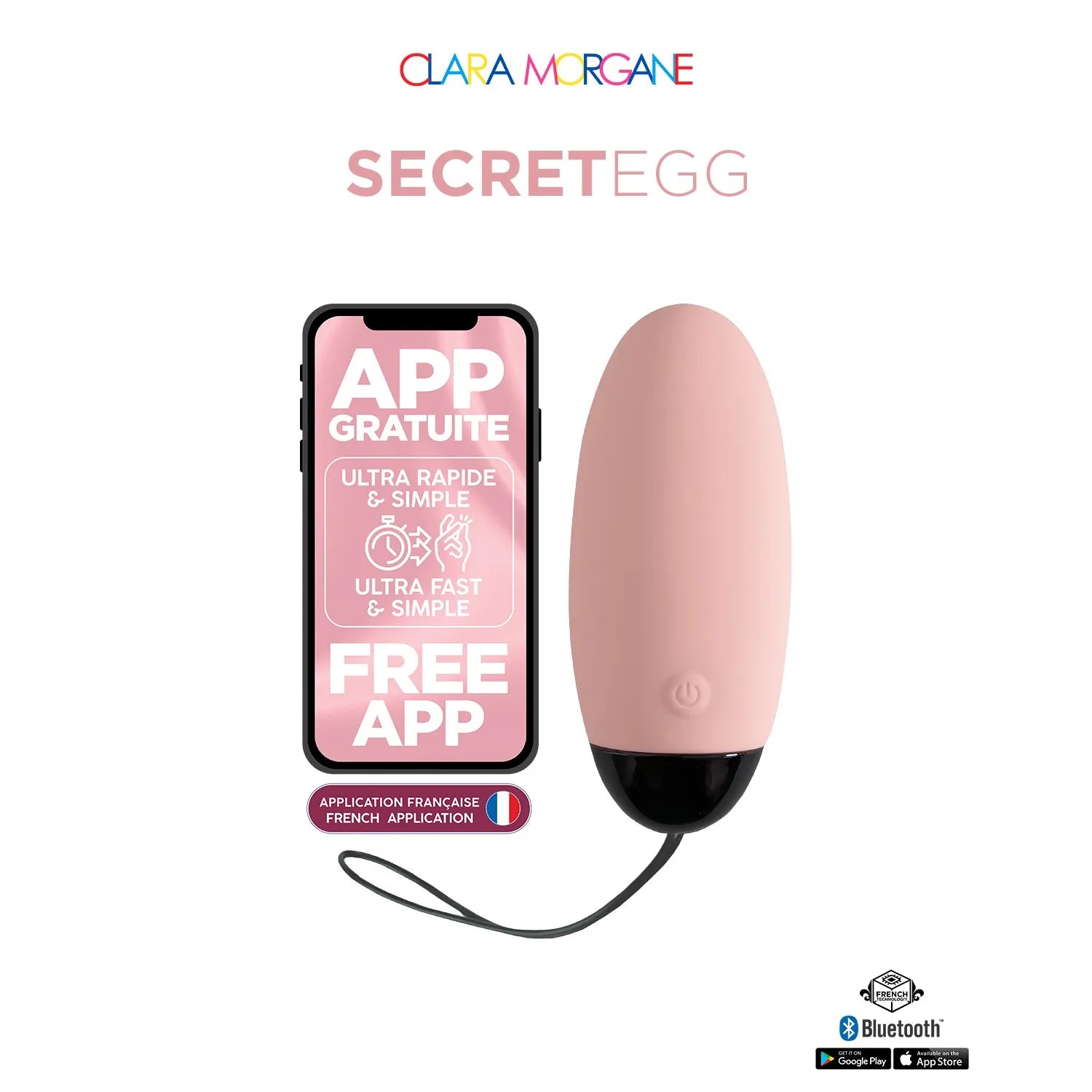 My vibrating secret egg - Rose