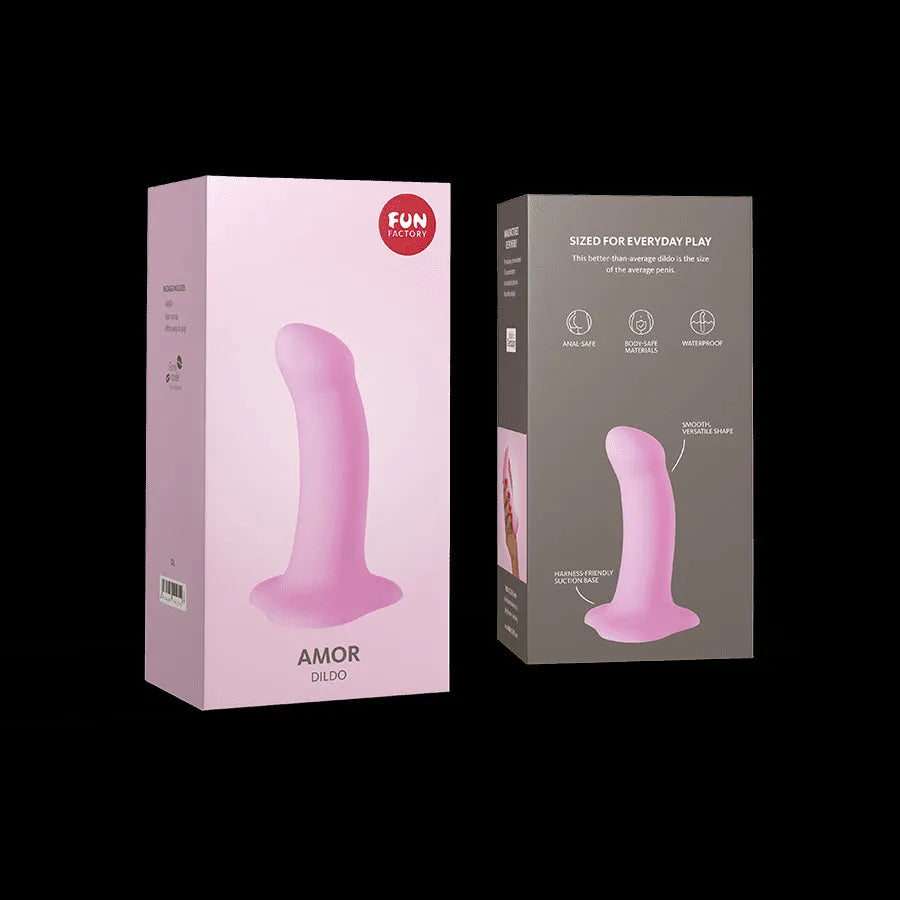 Dildo rose en silicone médical, forme incurvée pour stimulation, base à succion, idéal pour harnais, édition Pride 2023.