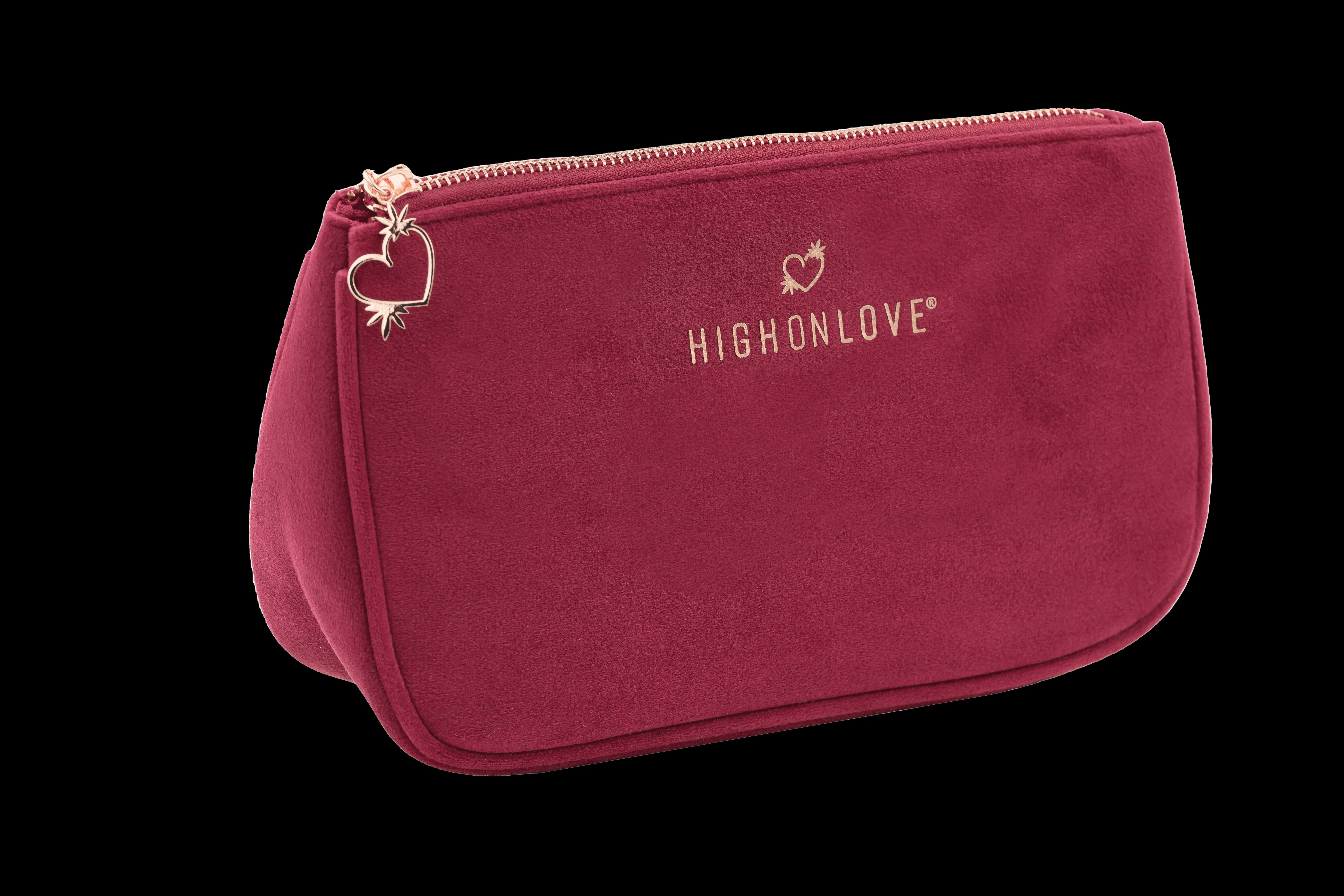 Pochette en velours High On Love
