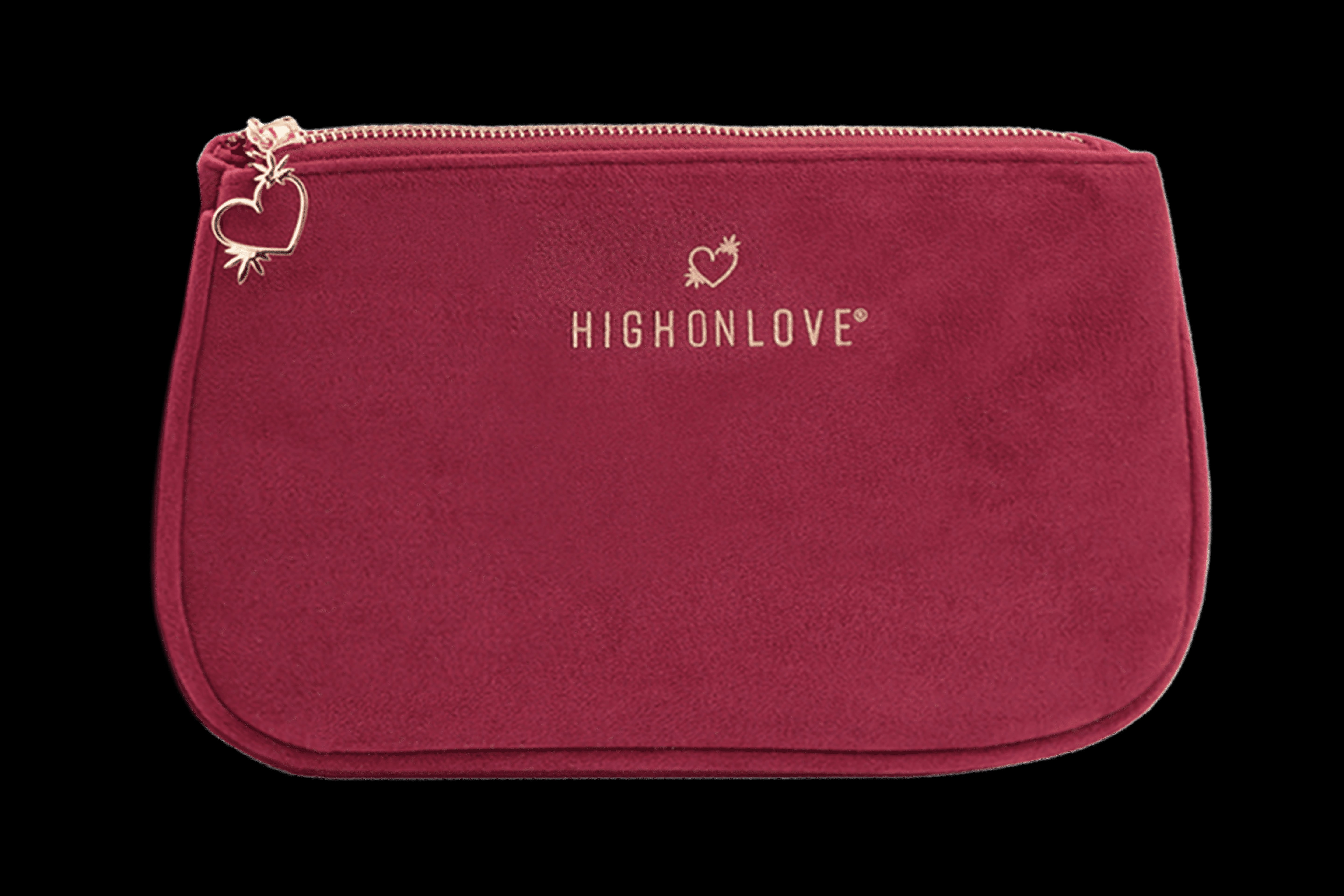 Pochette en velours High On Love