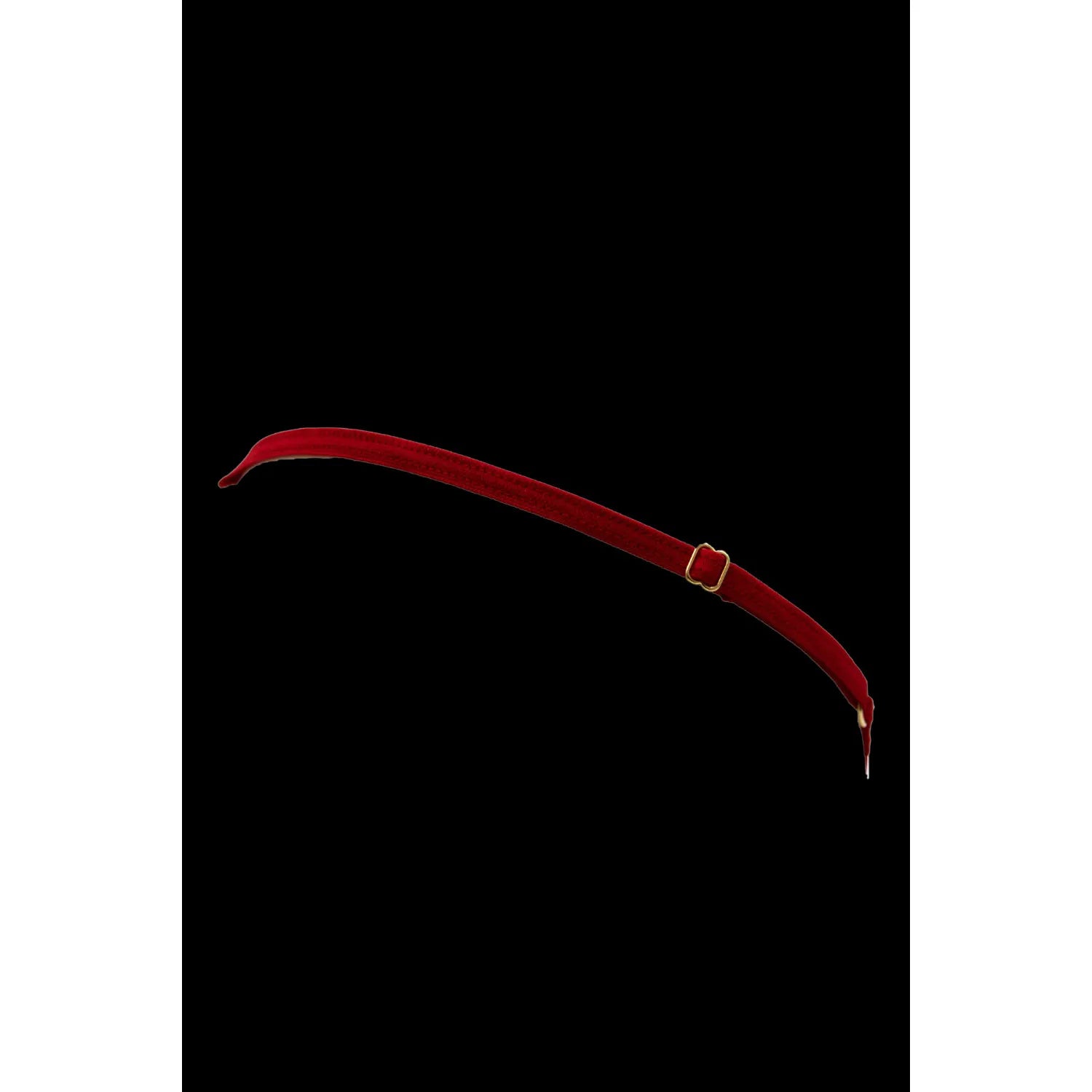 String dentelle rouge bijou perle strass dorés lanières ajustables S-XXL