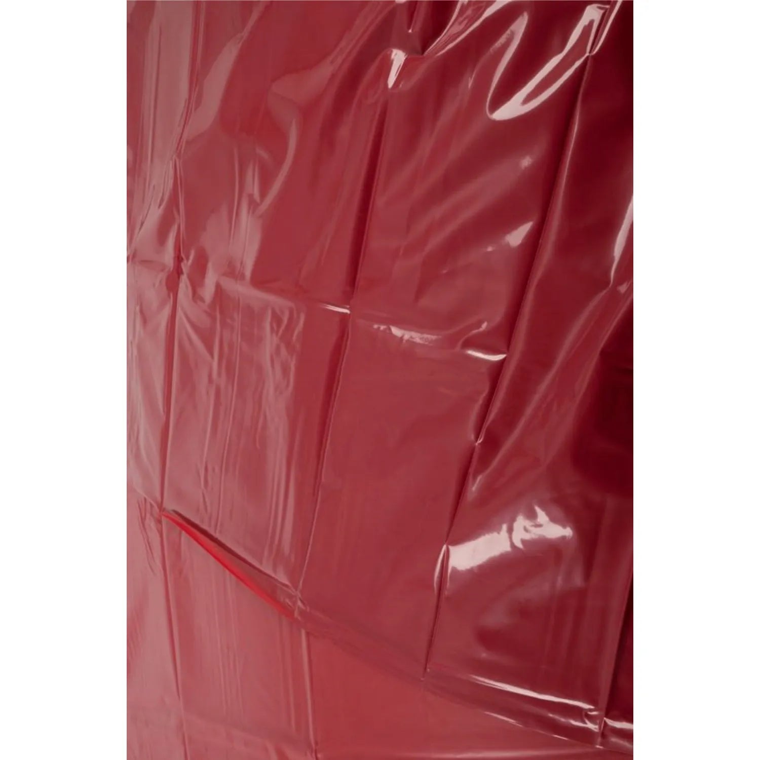 Drap-Housse Bordeaux en Vinyle Étanche 200x300cm pour Jeux Sensuels et Facile à Nettoyer